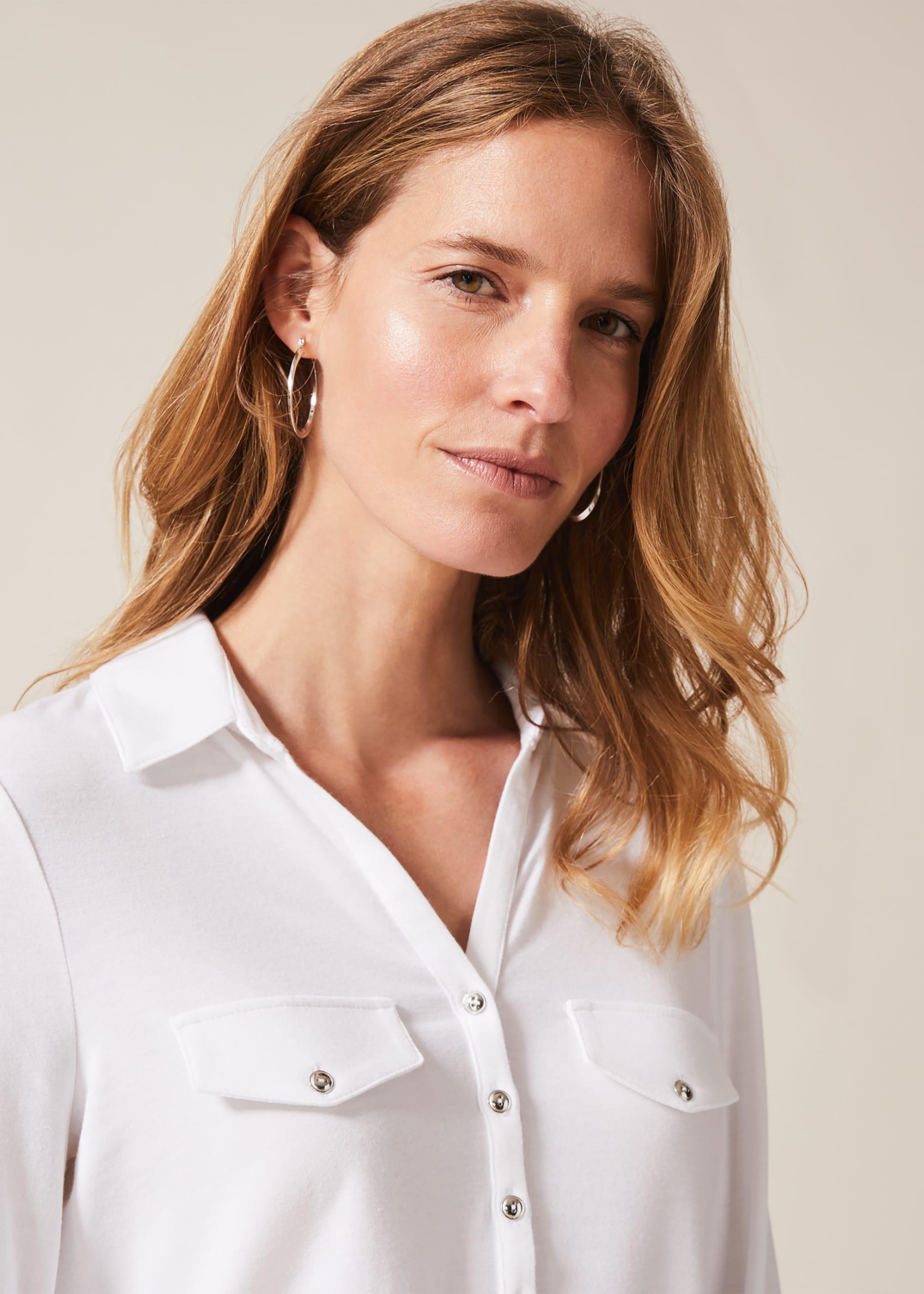 Misty Button Front Shirt