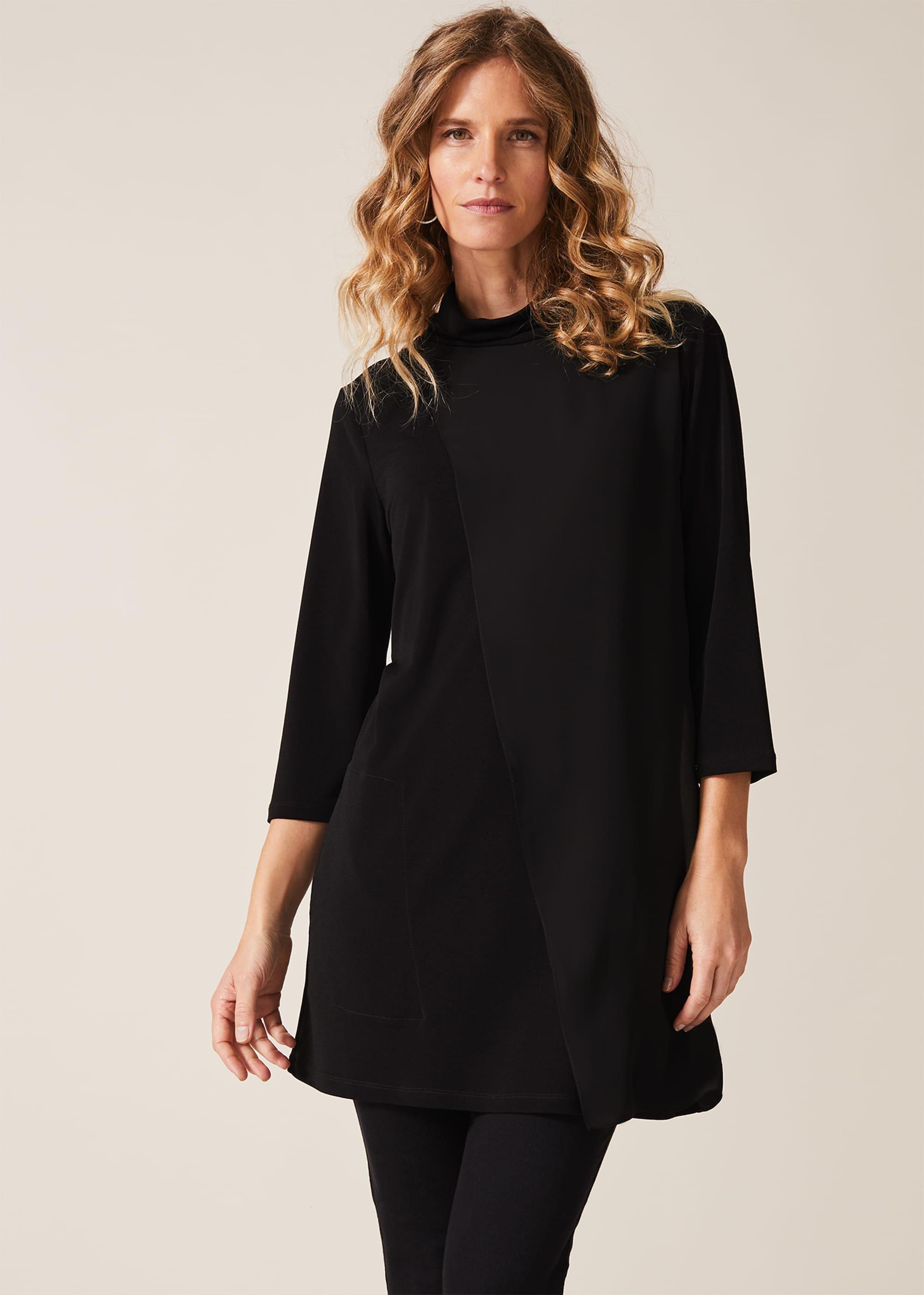 Maggie Cowl Neck Longline Top
