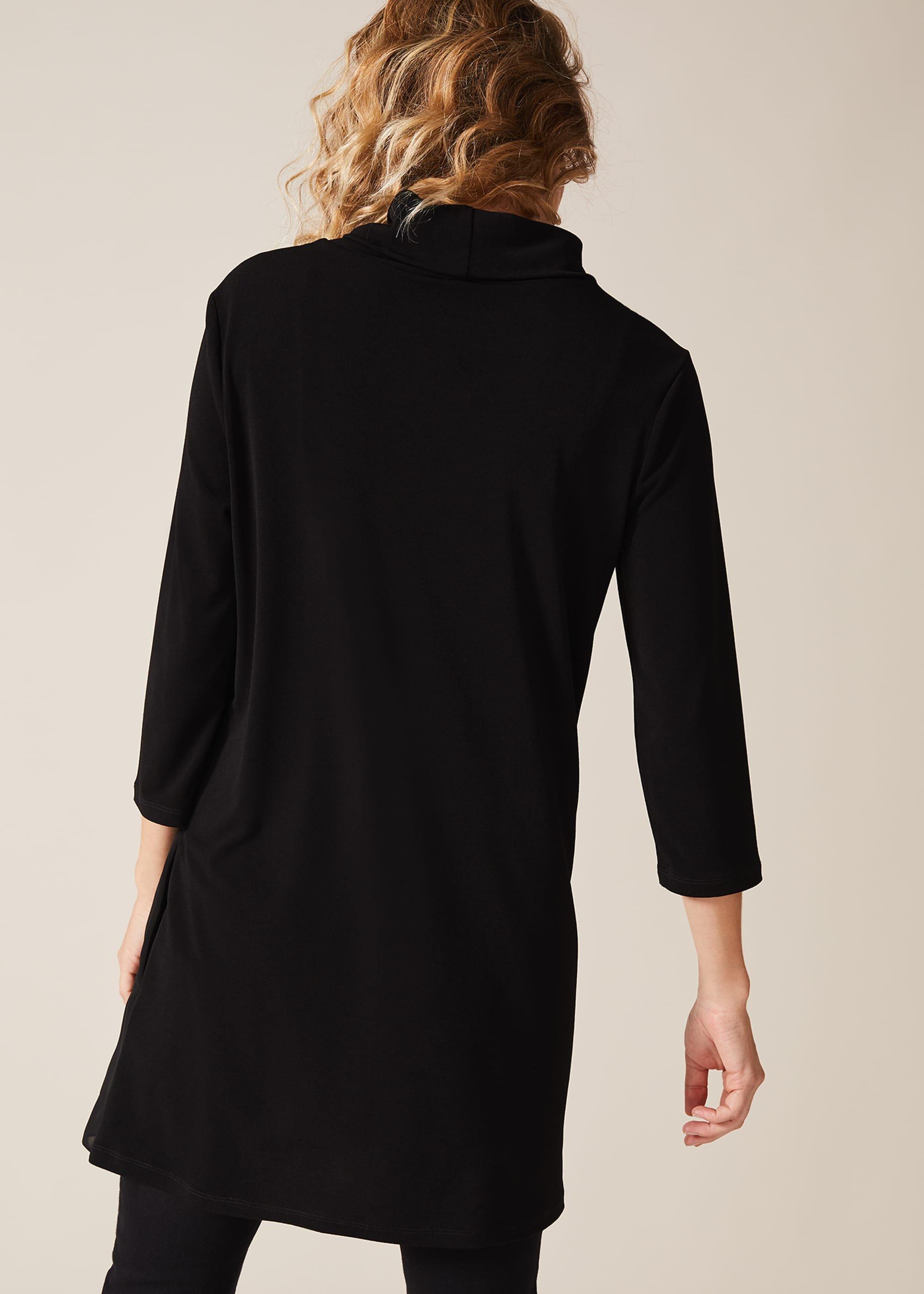 Maggie Cowl Neck Longline Top