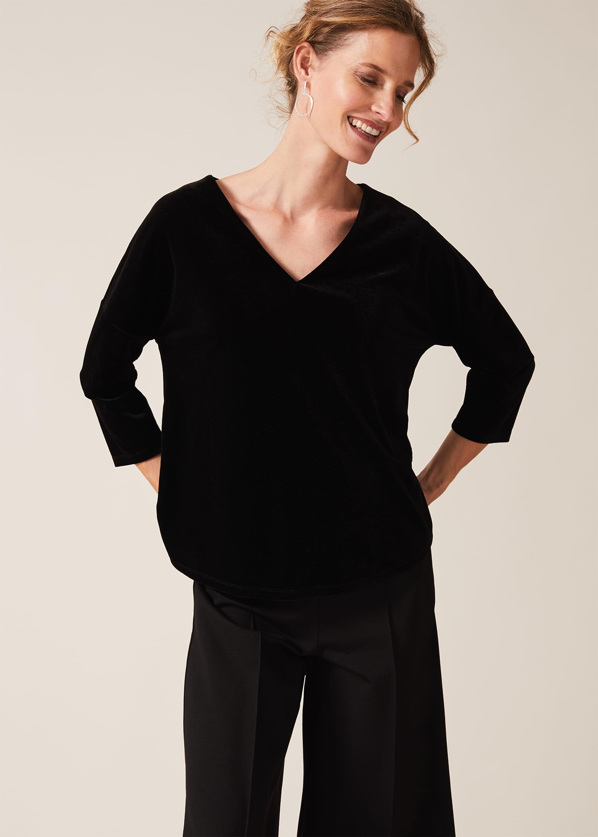 Qvc Velvet V Neck Catrina