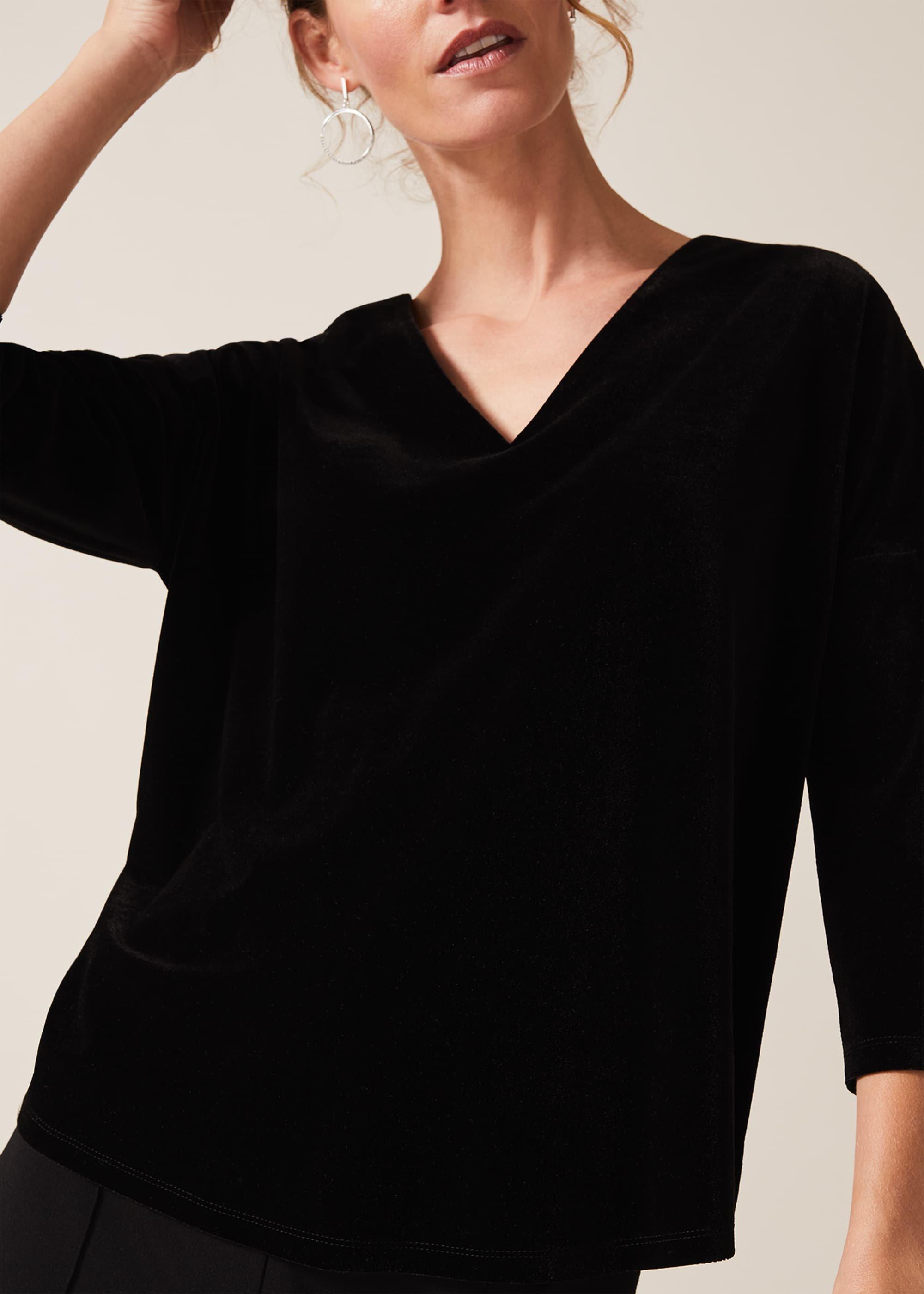 Qvc Velvet V Neck Catrina