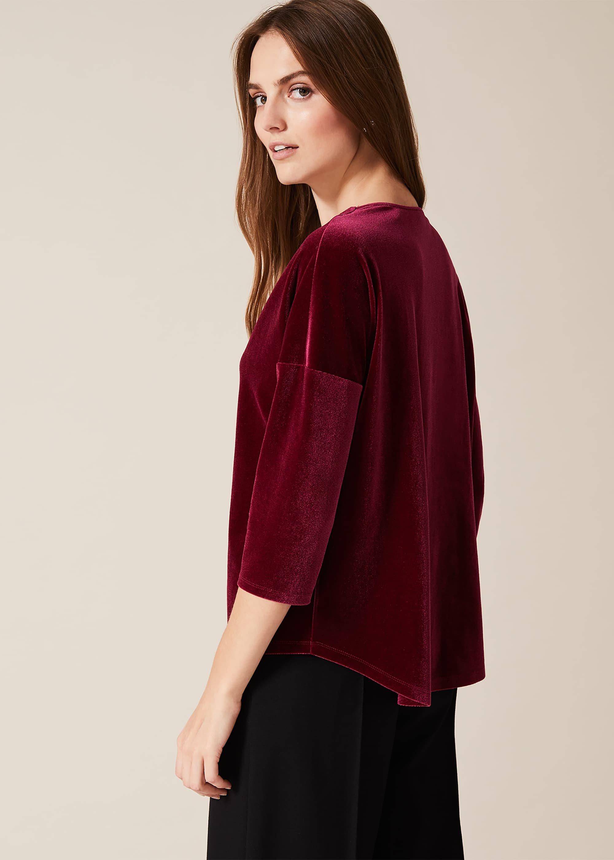 Qvc Velvet V Neck Catrina