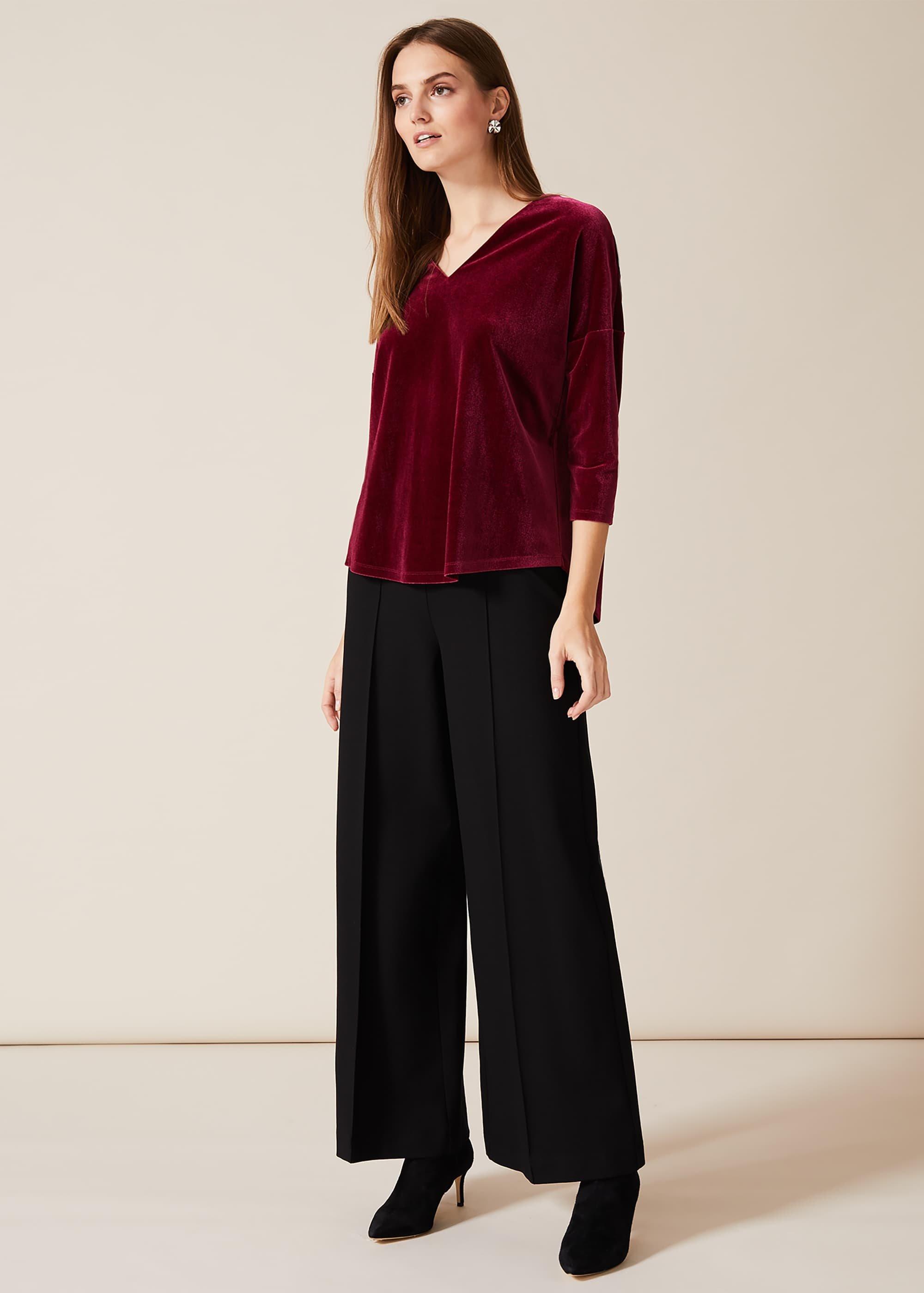 Qvc Velvet V Neck Catrina