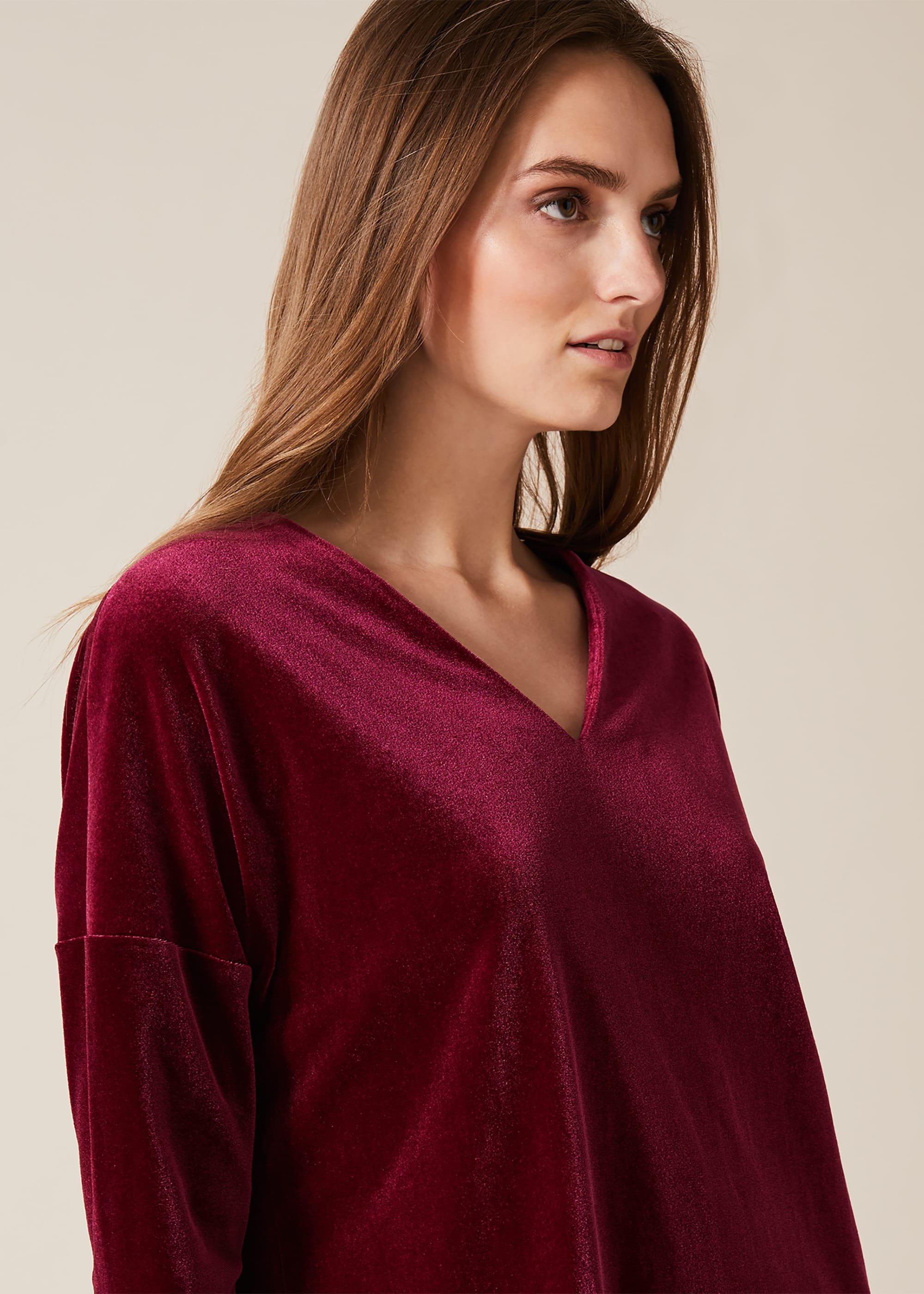 Qvc Velvet V Neck Catrina