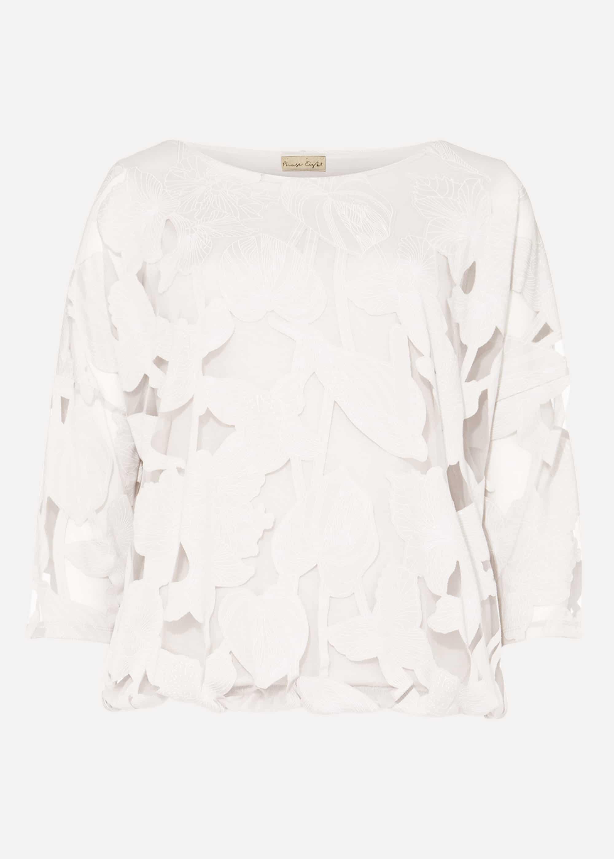 Reine Bubble Hem Burnout Top