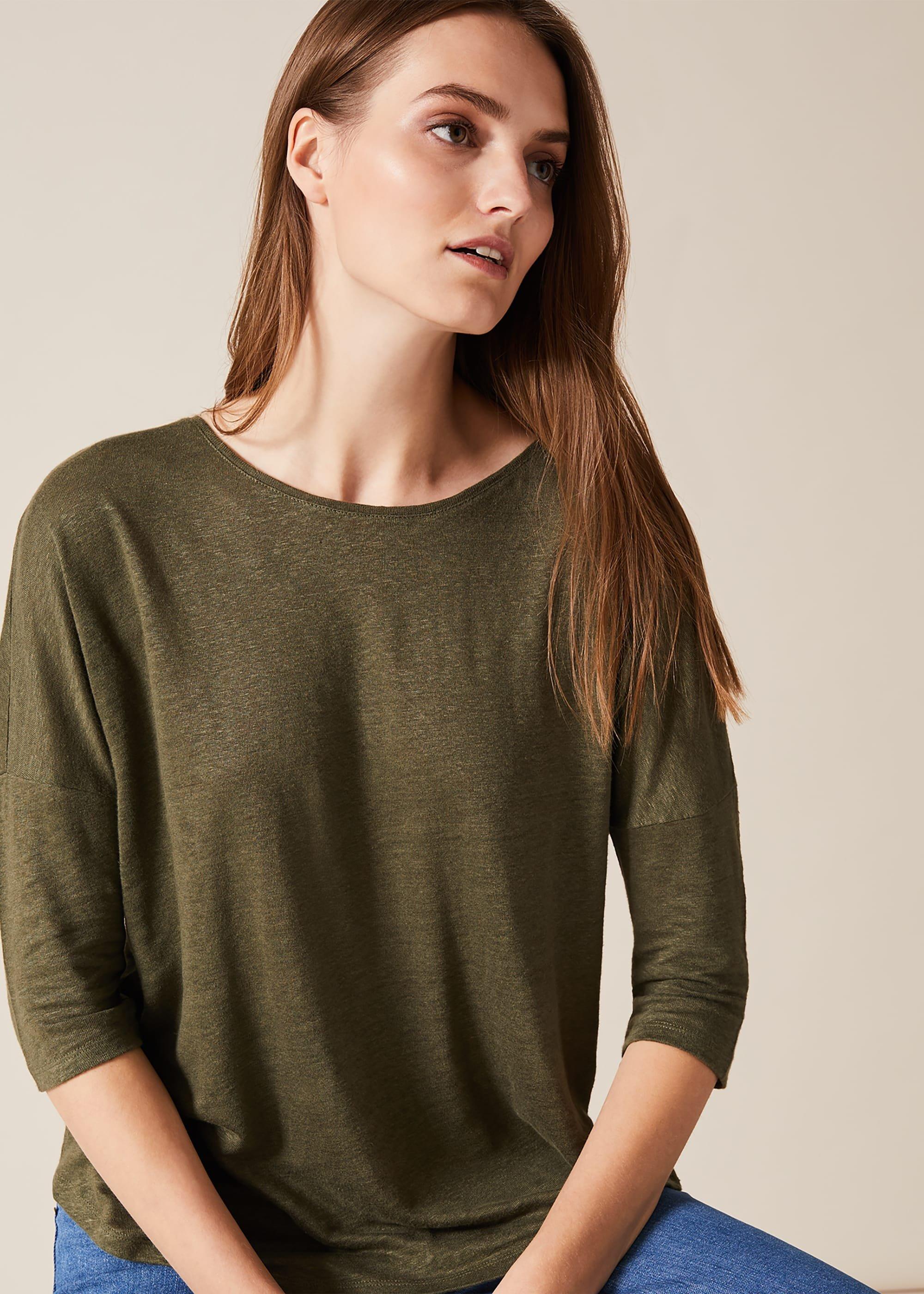 Catrina Linen Top