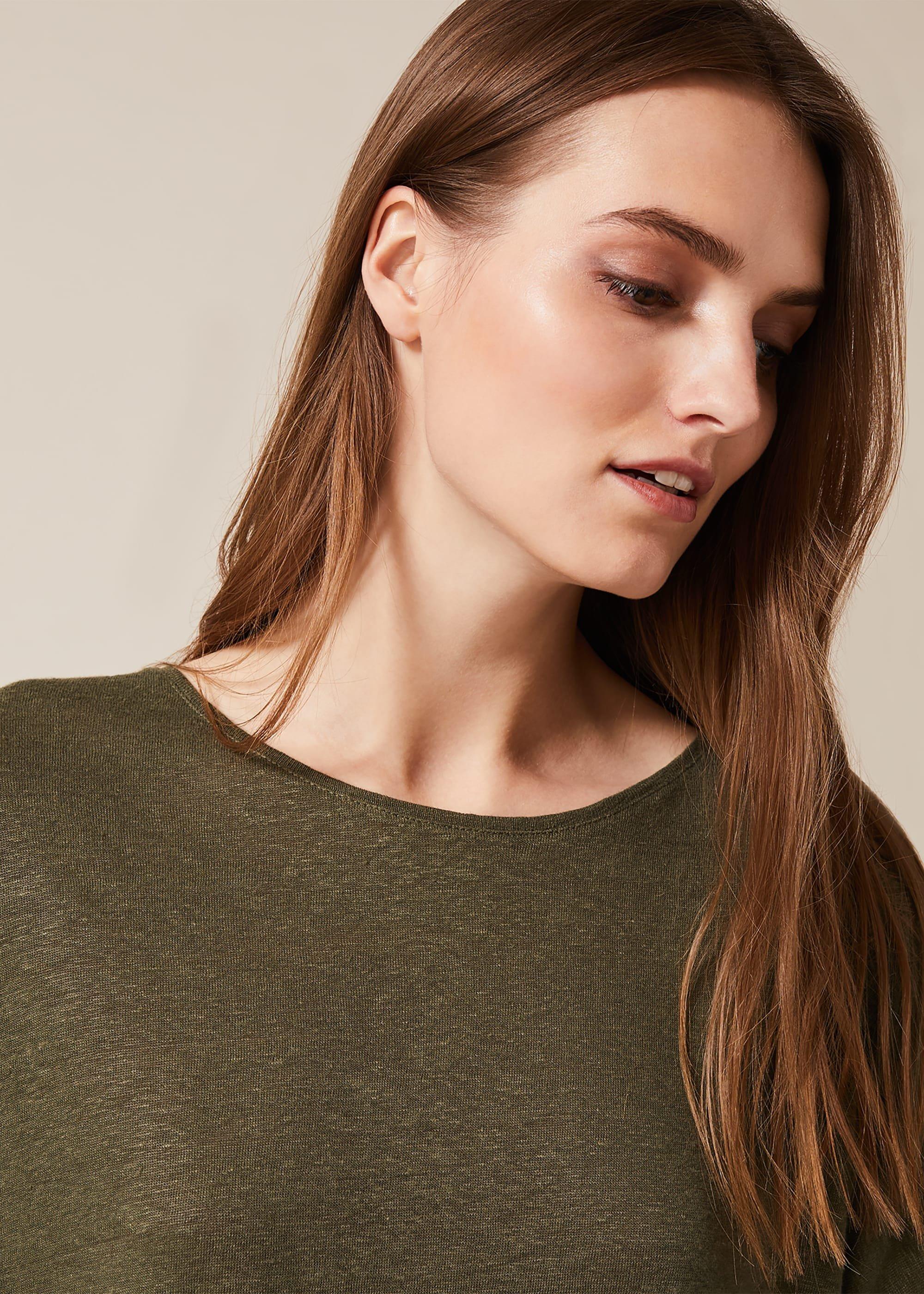 Catrina Linen Top