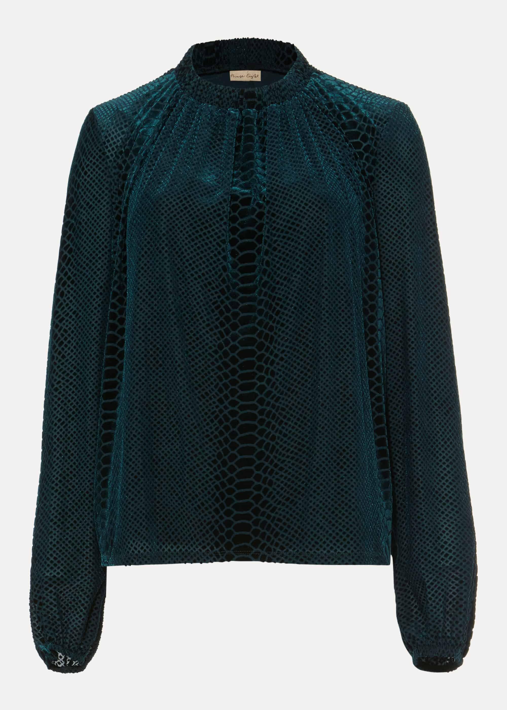 Sioned Velvet Burnout Blouse