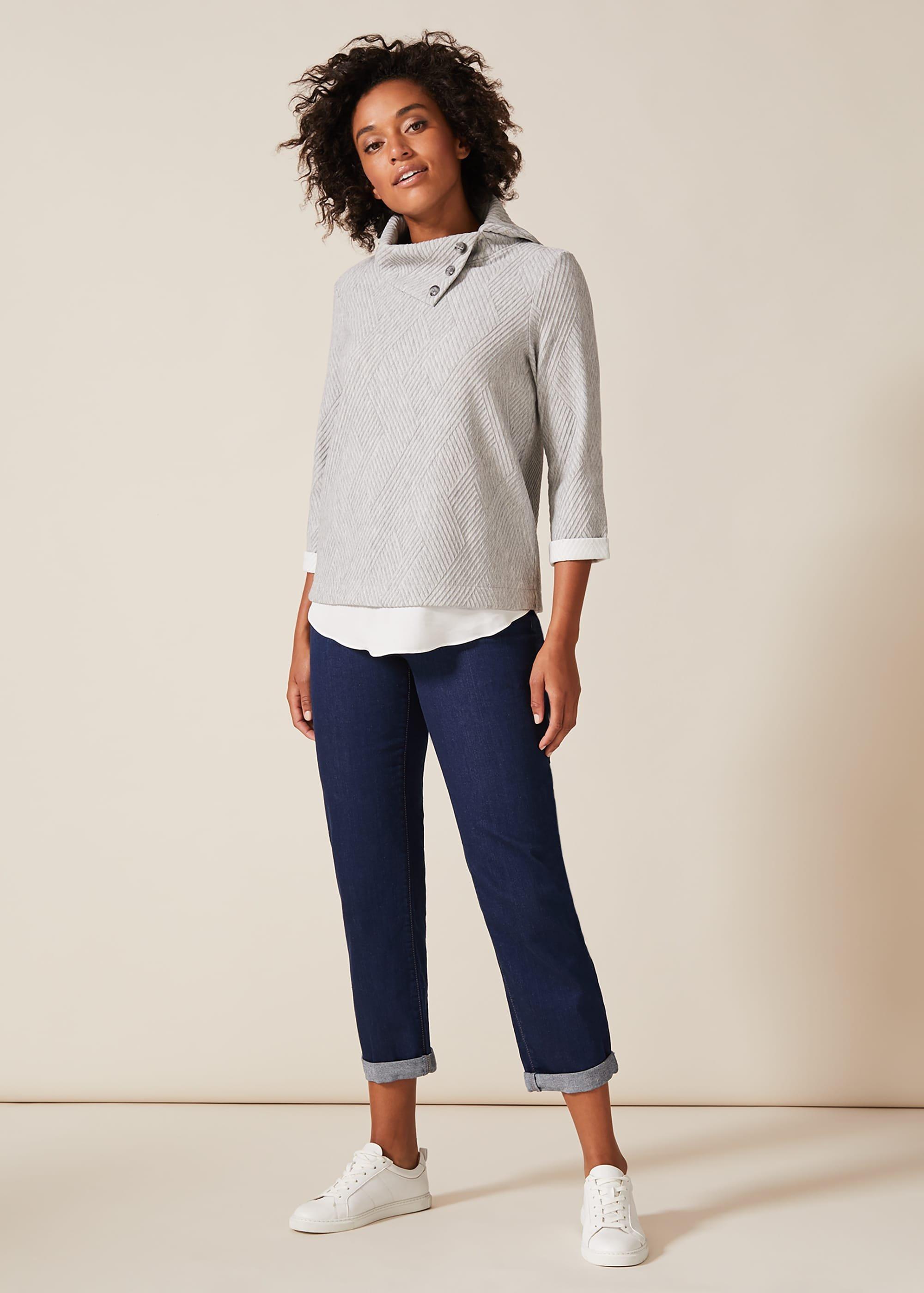 Mica Split Cowl Neck Top
