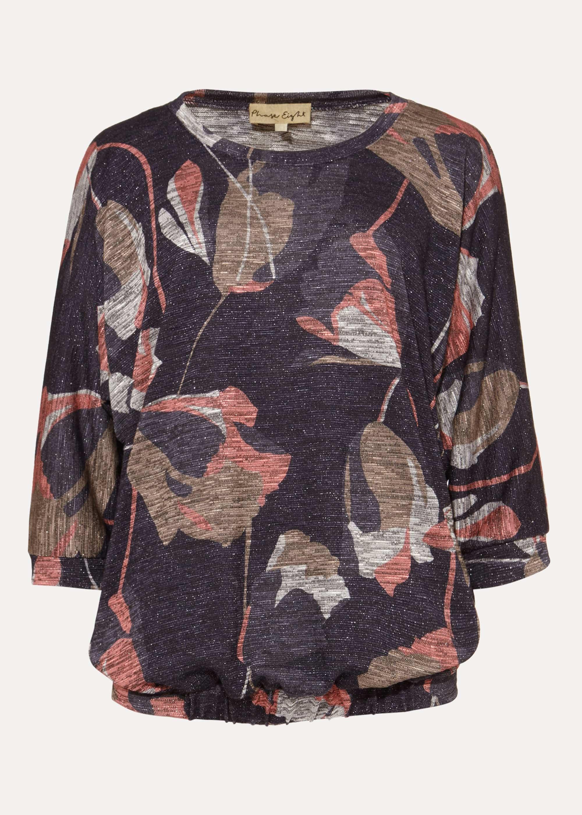 Paris Floral Print Top