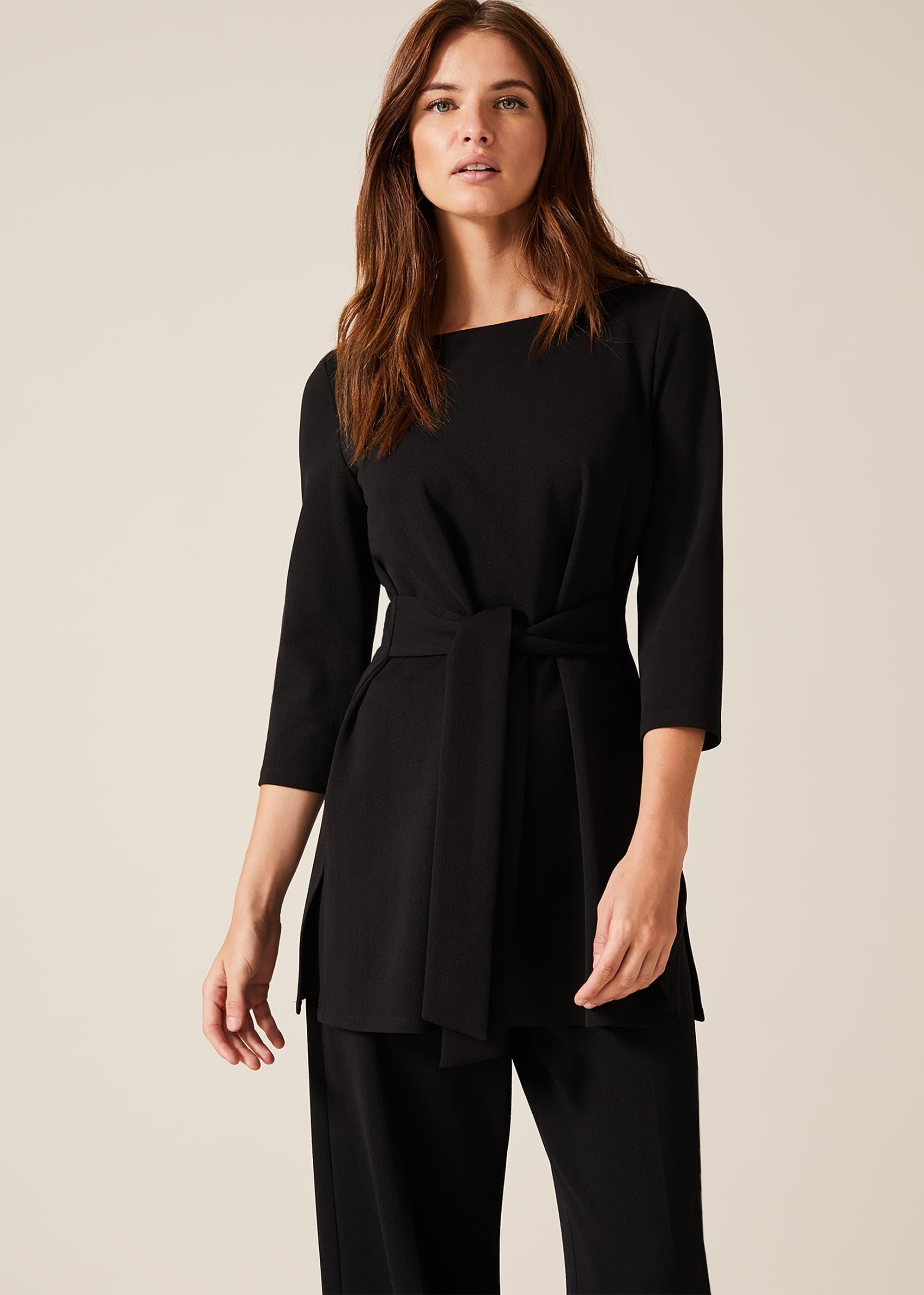 Geneva Tie Waist Tunic Top