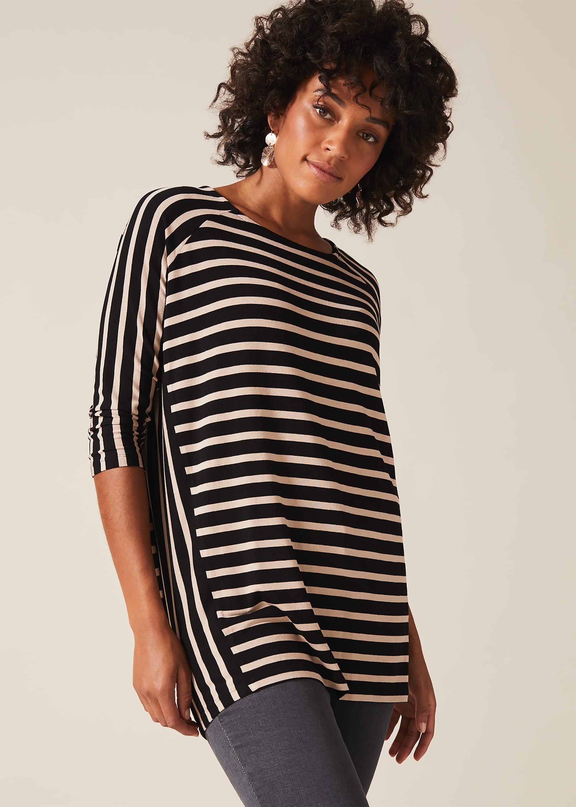 Carris Stripe Longline Top