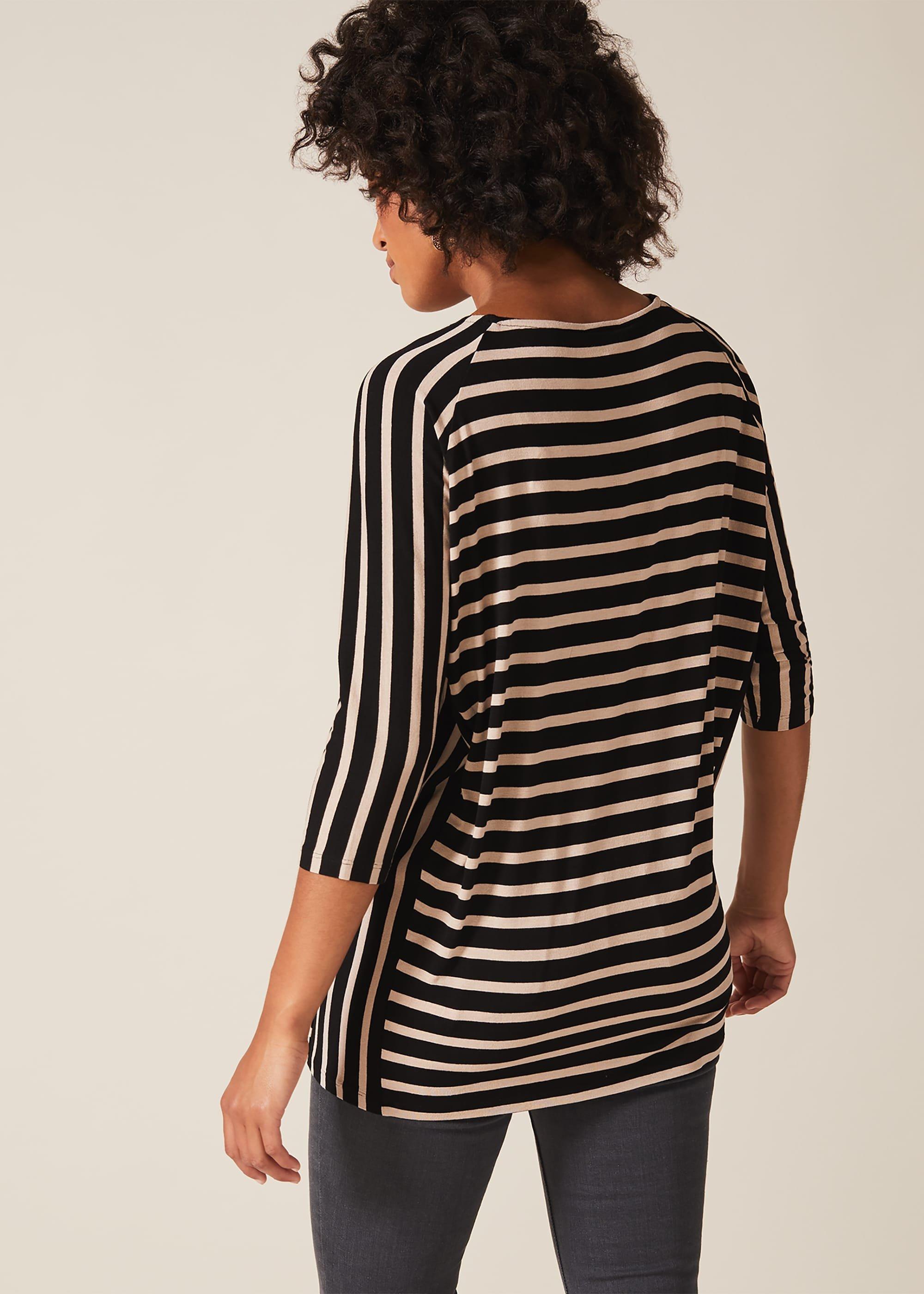 Carris Stripe Longline Top