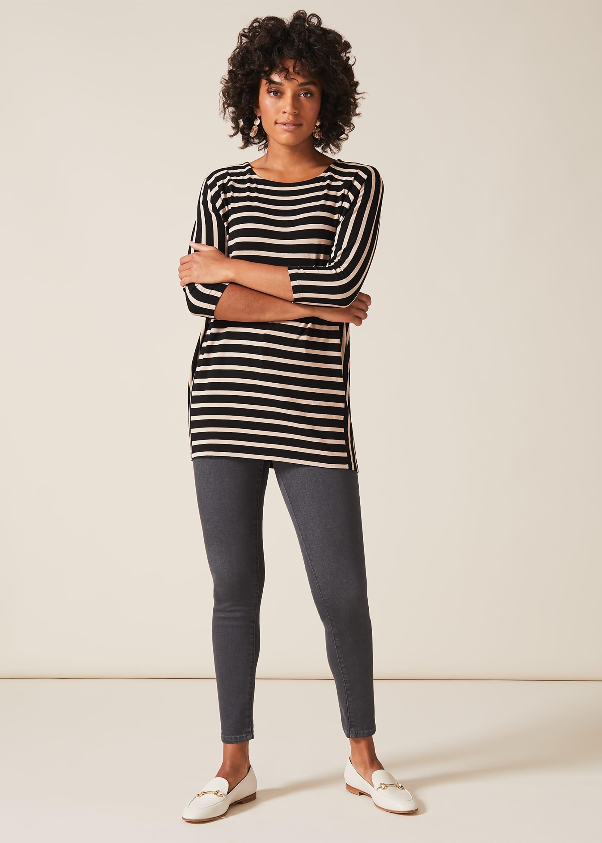 Carris Stripe Longline Top