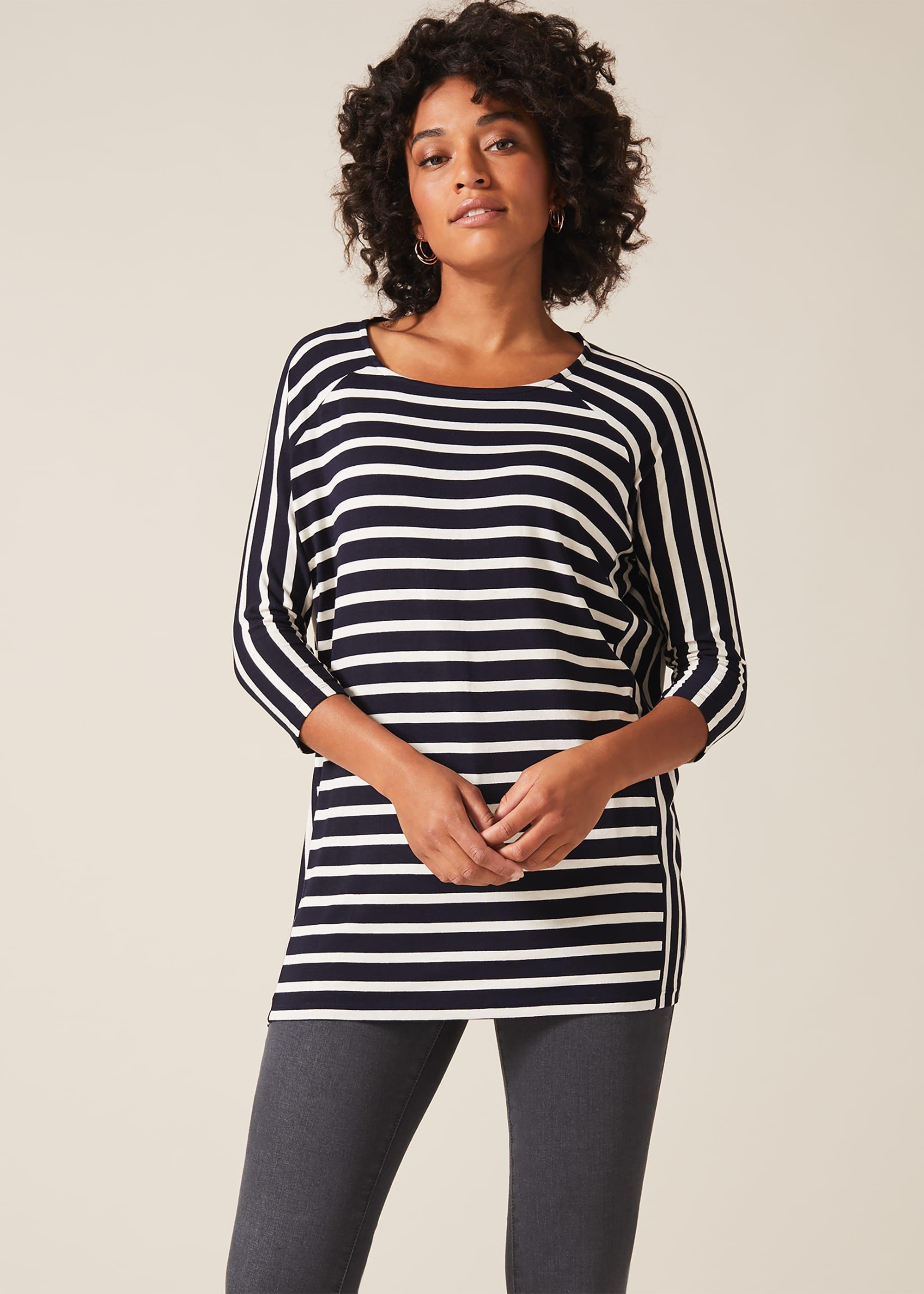 Carris Stripe Longline Top