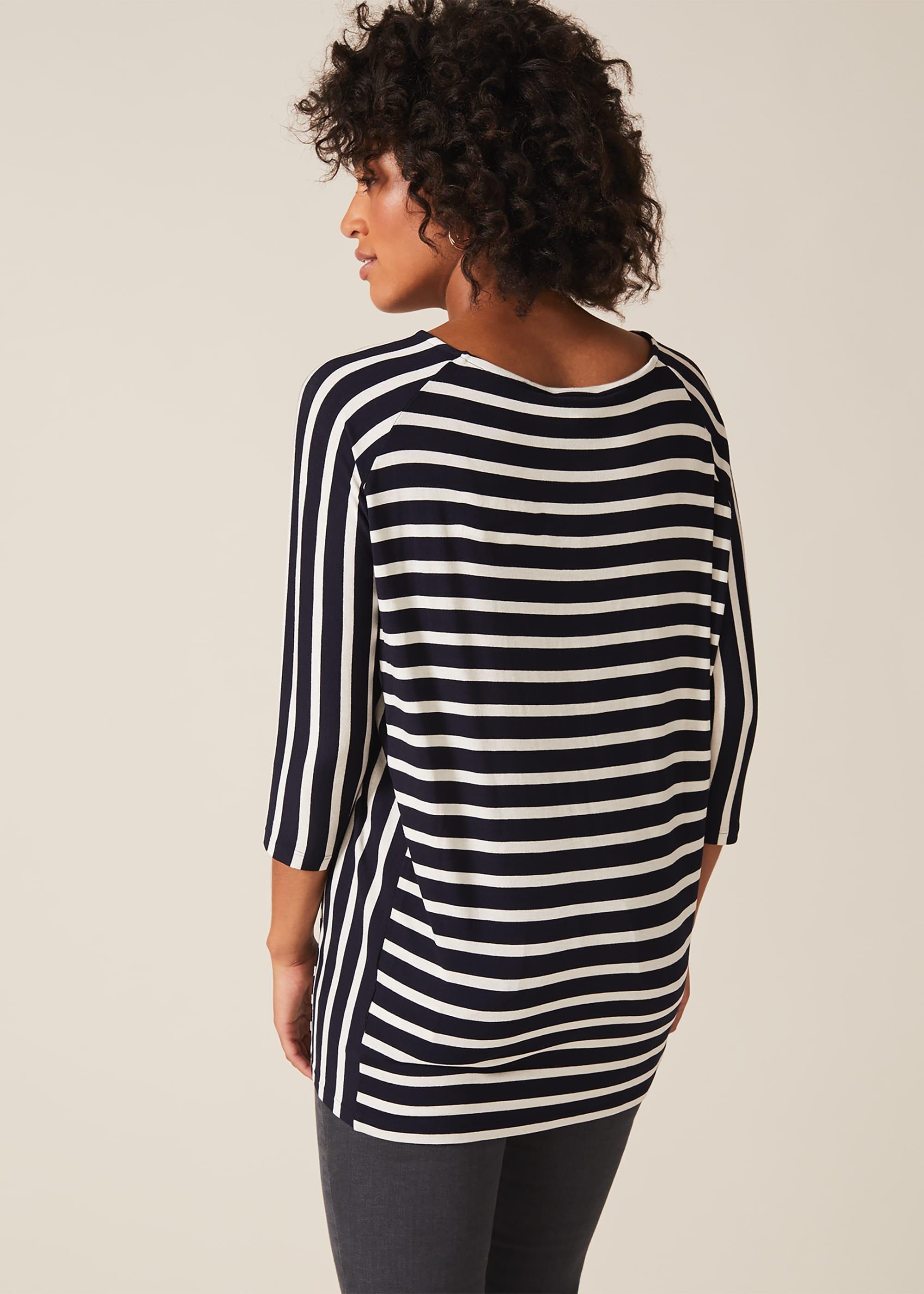 Carris Stripe Longline Top