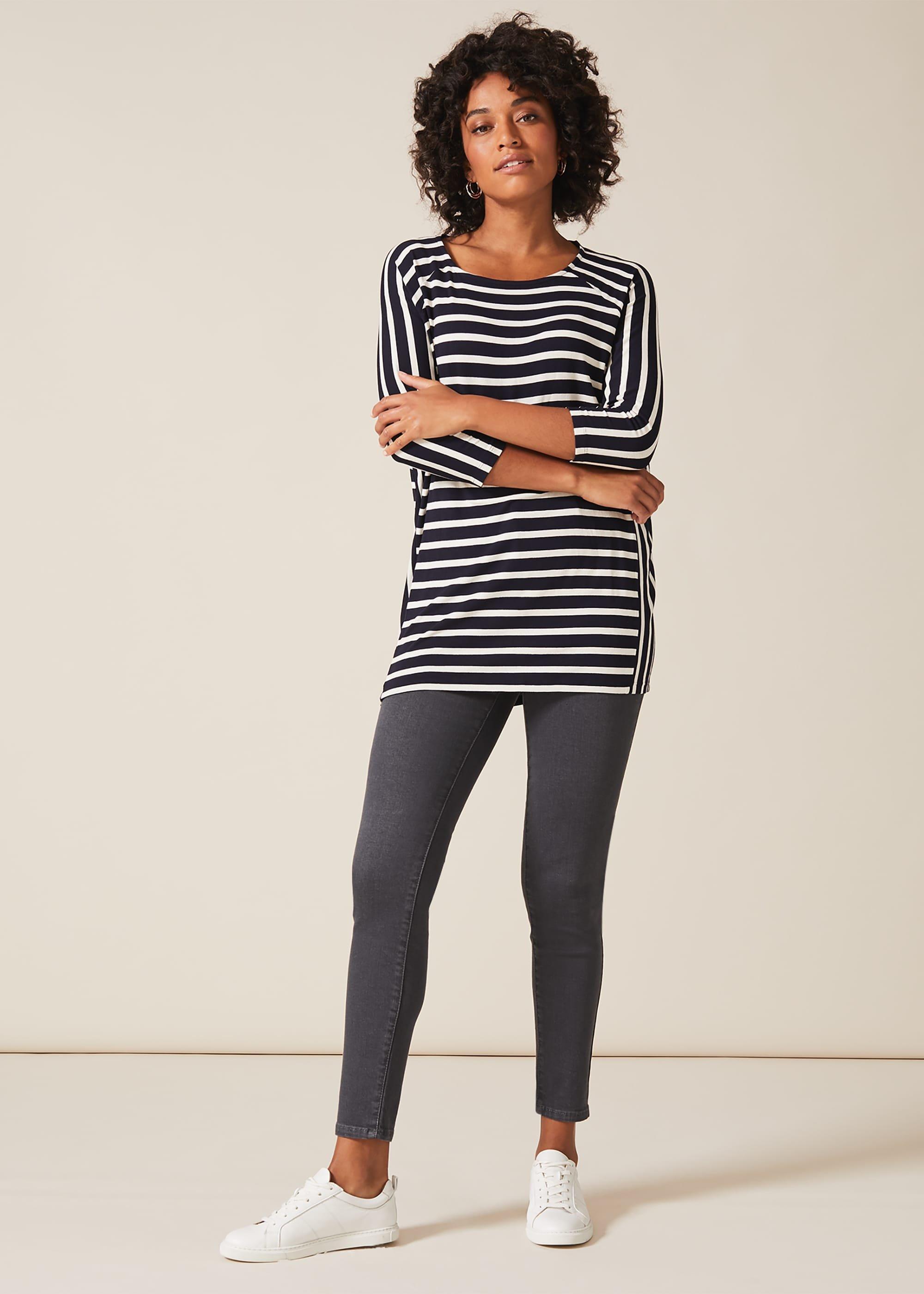 Carris Stripe Longline Top