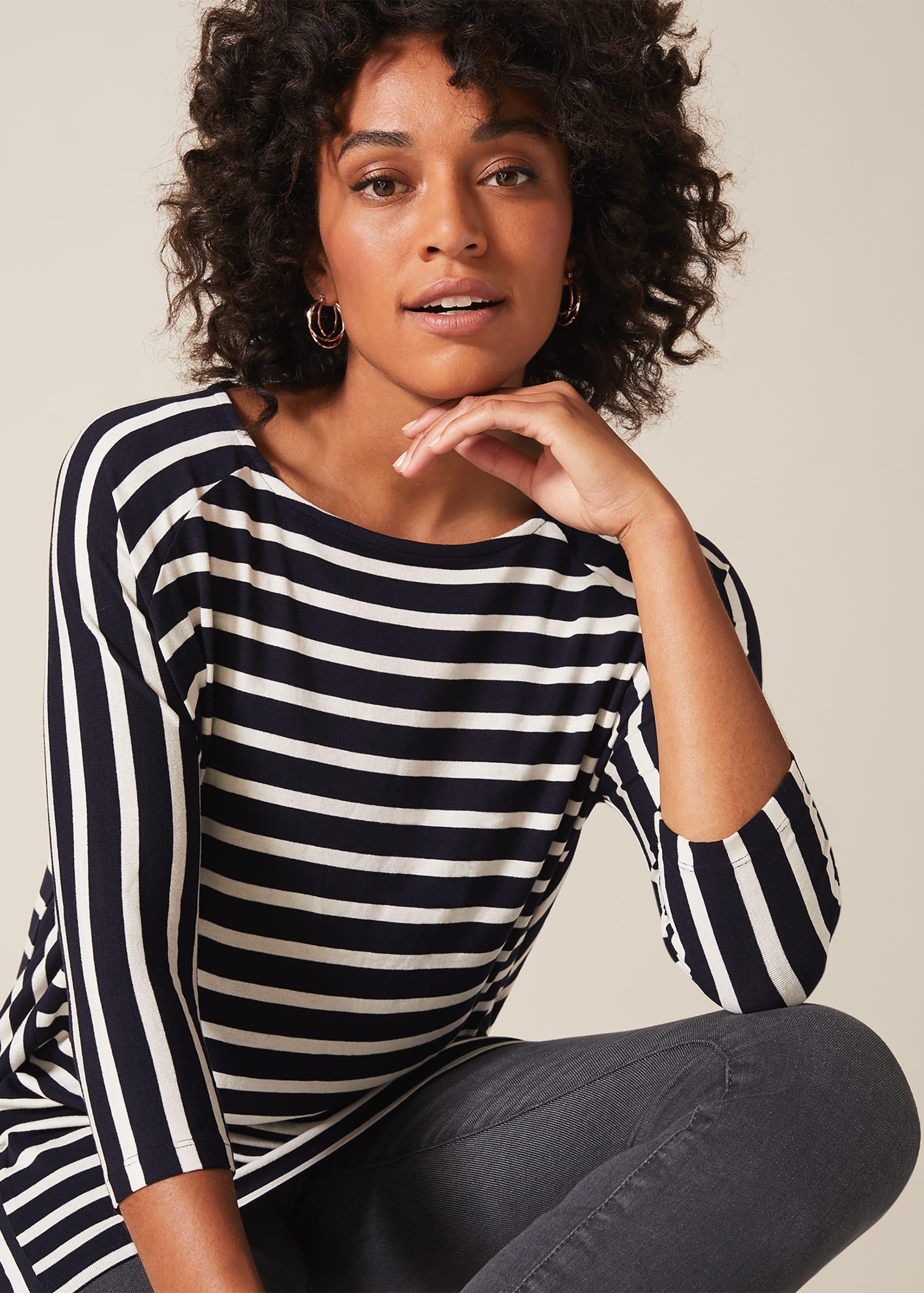 Carris Stripe Longline Top