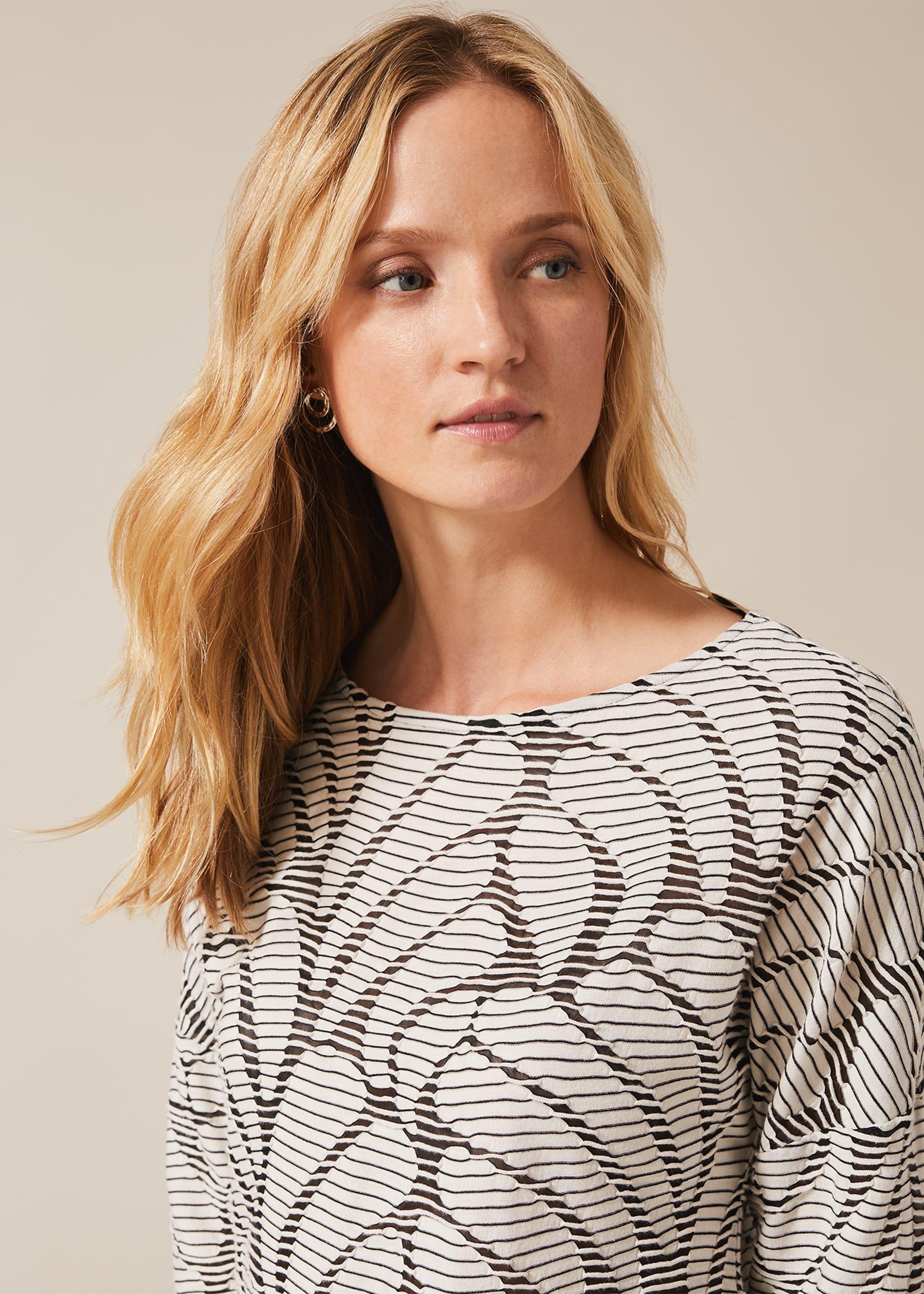 Hensley Wave Texture Top