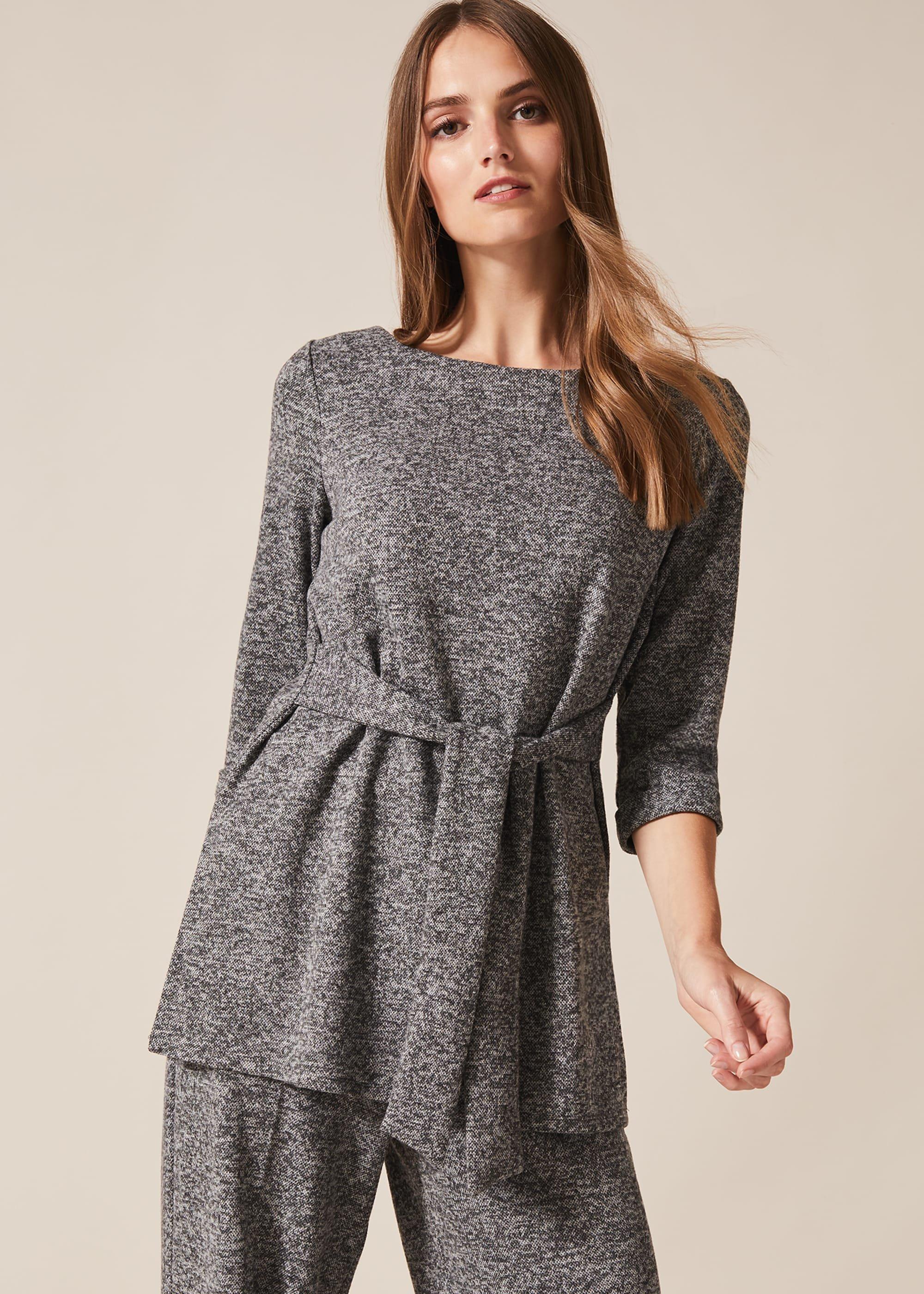 Geneva Tie Waist Tunic Top