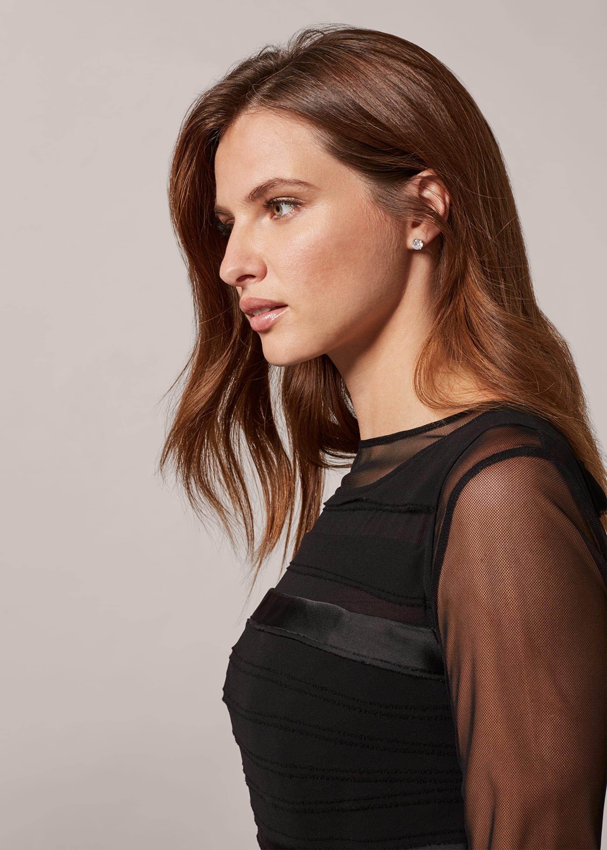 Nava Sparkle Mesh Top