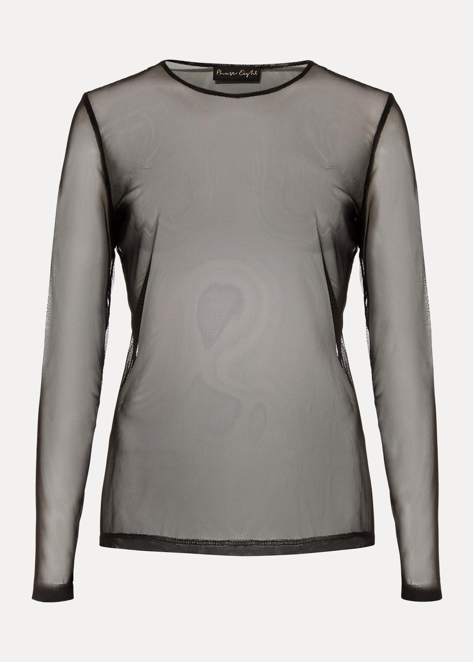 Nava Sparkle Mesh Top