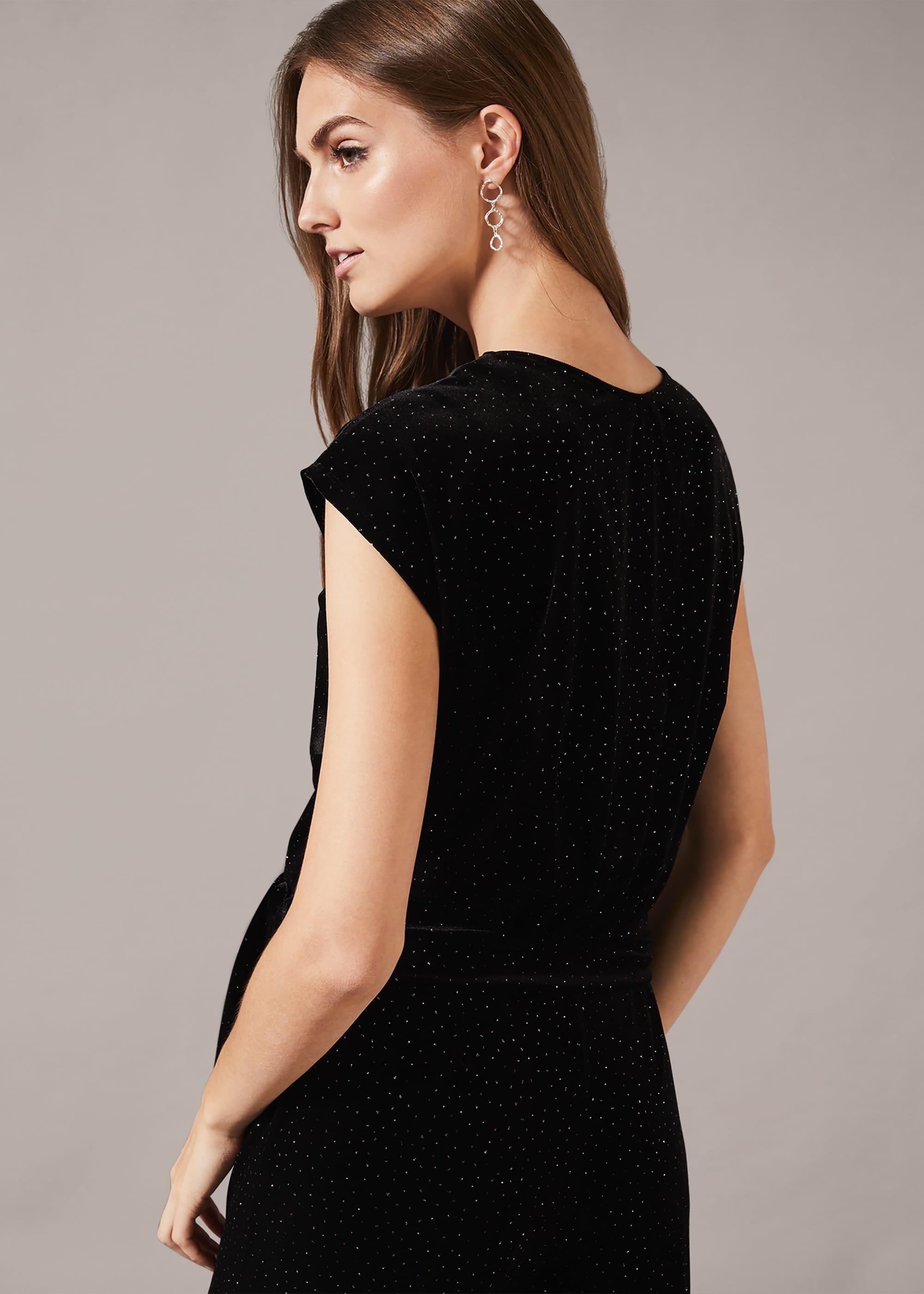 Sissy Velvet Glitter Top