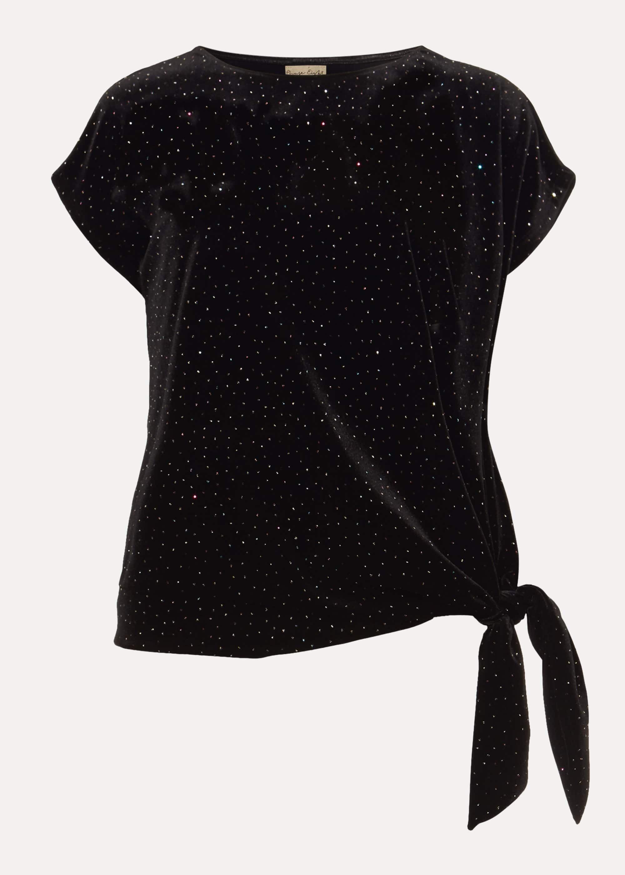 Sissy Velvet Glitter Top