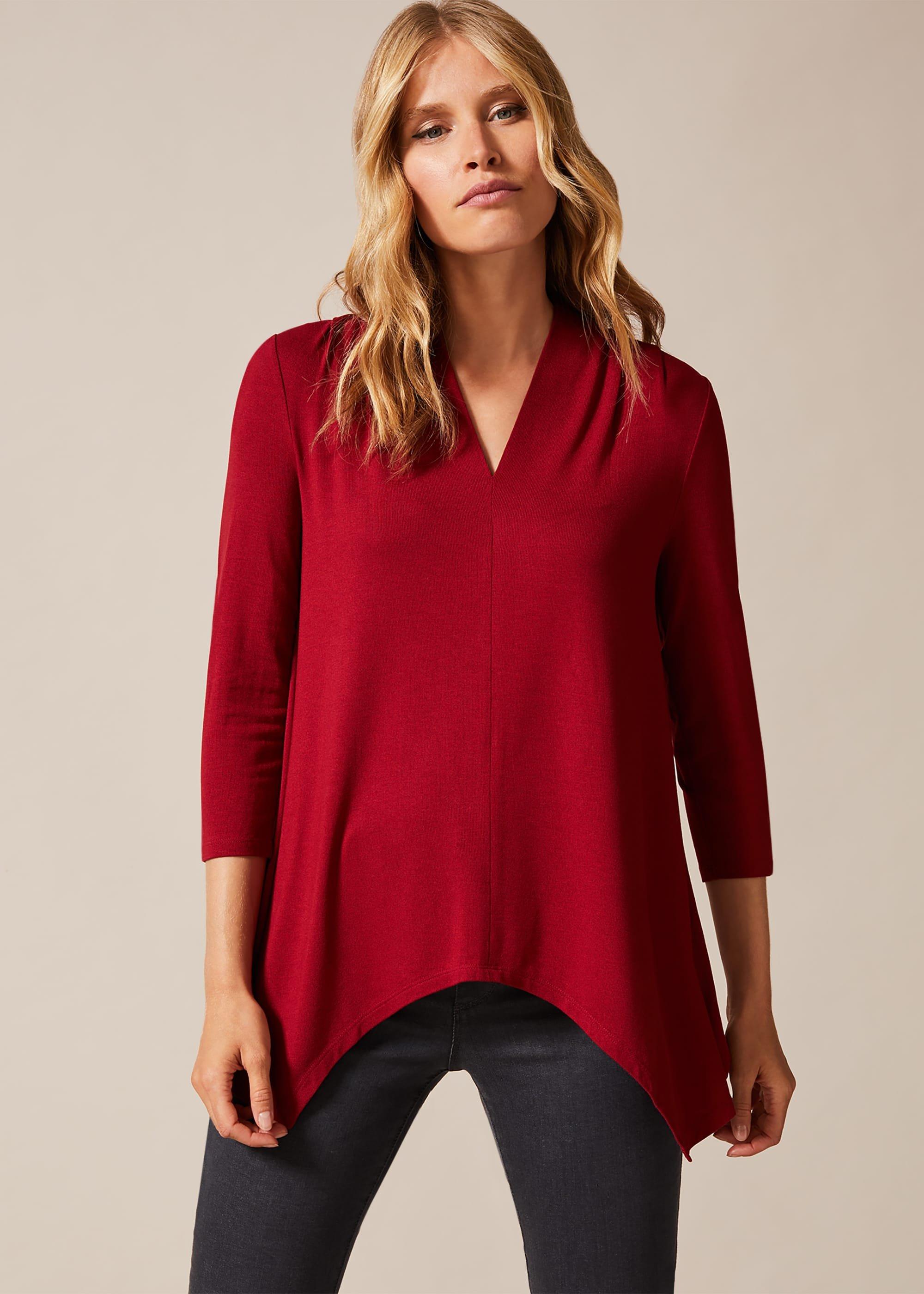 Chrissie V-Neck Swing Top