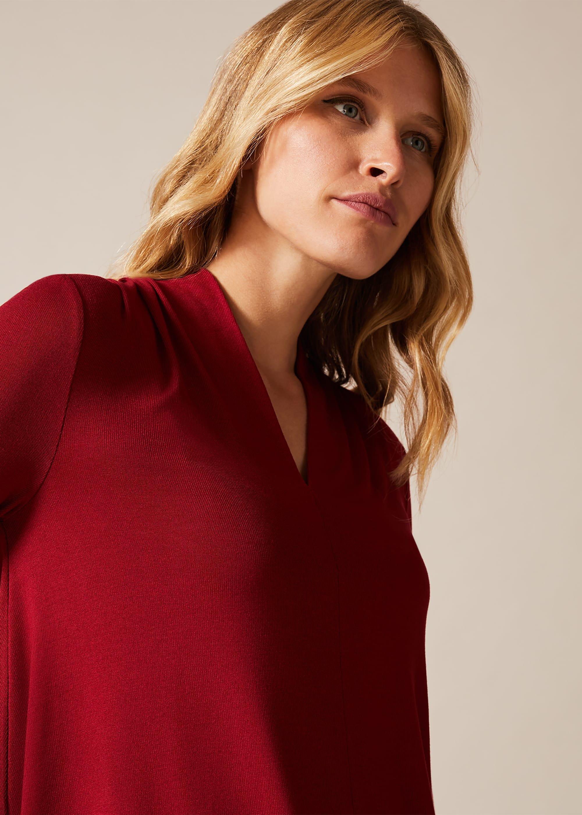 Chrissie V-Neck Swing Top