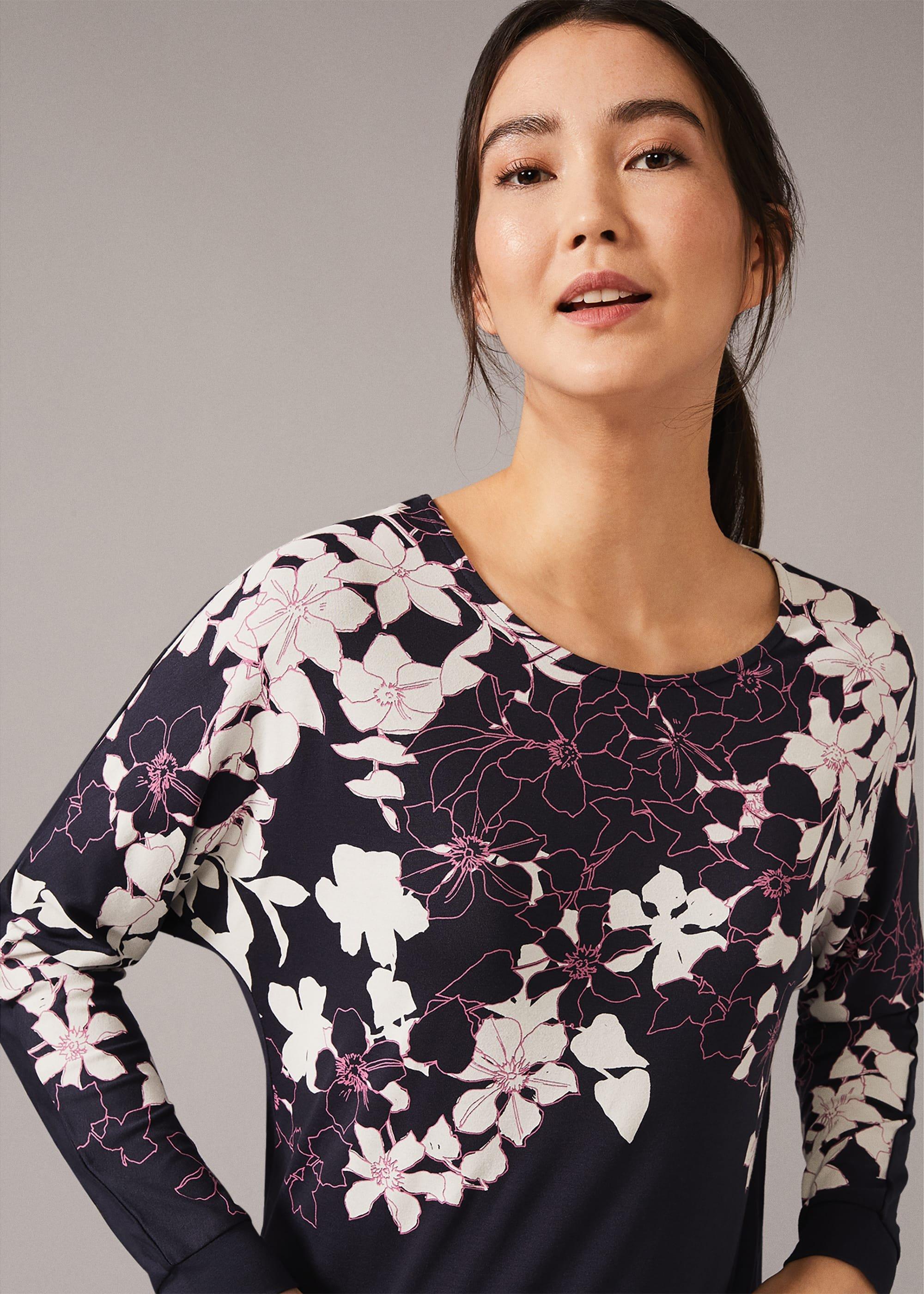 Qvc Bethal Print Top