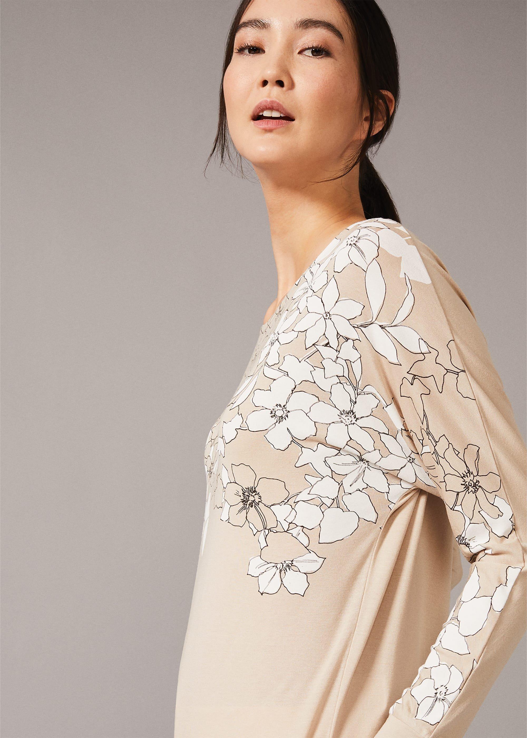 Qvc Bethal Print Top