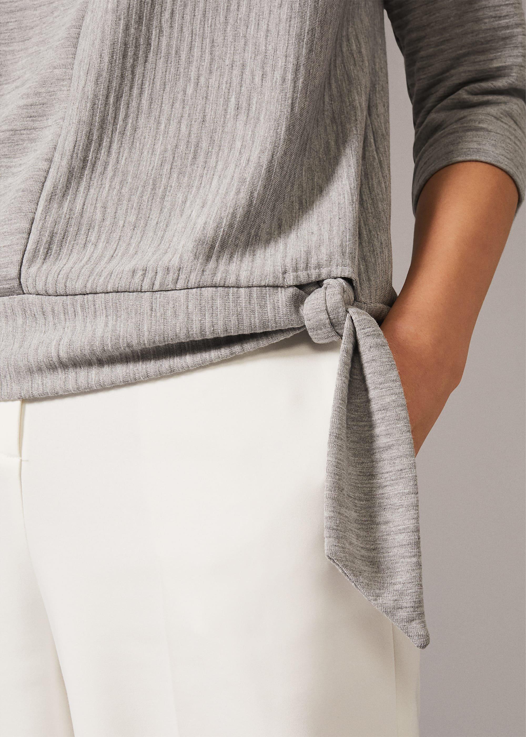 Gilia Rib Side Tie Top