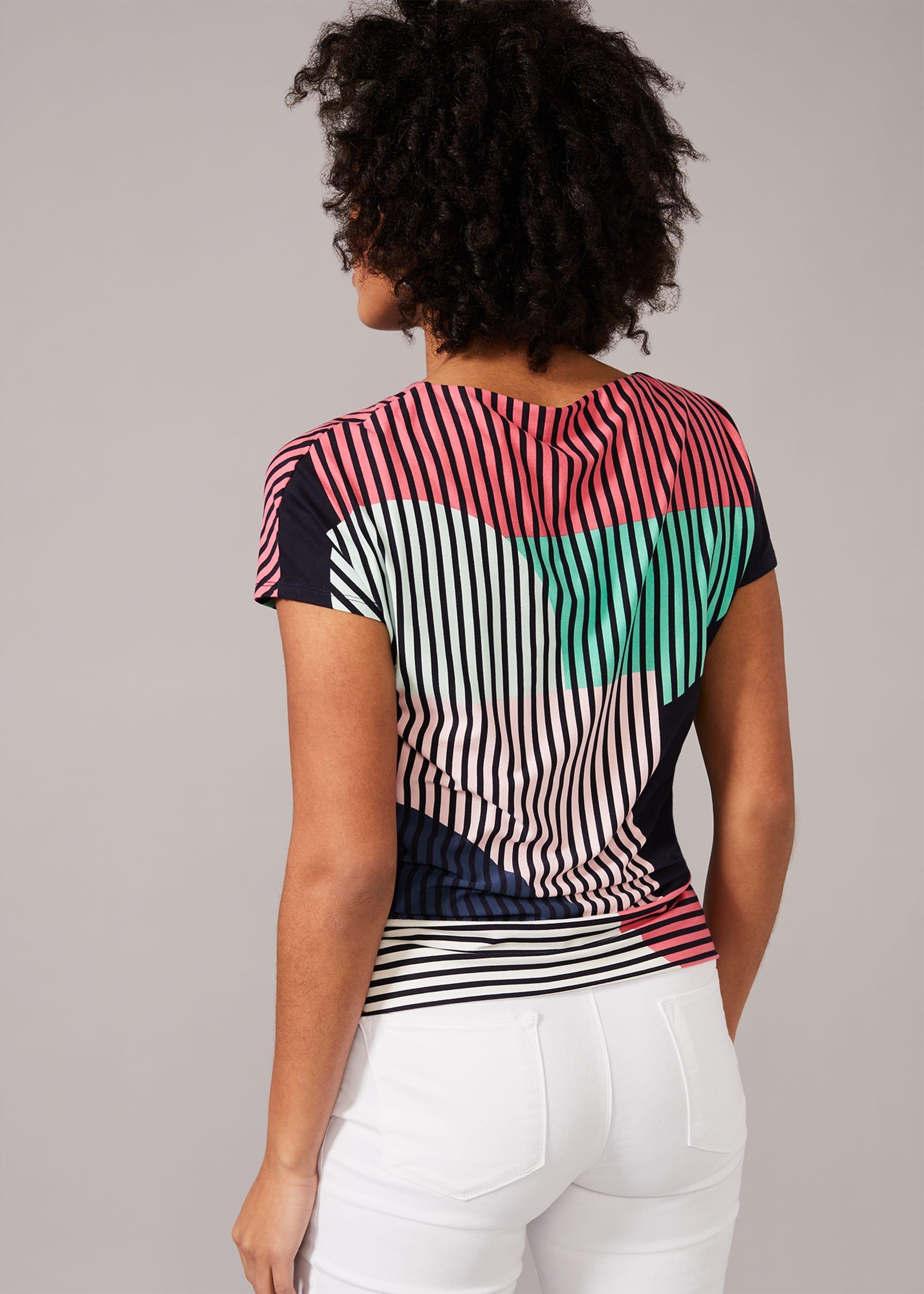 Safiya Stripe Spot Top