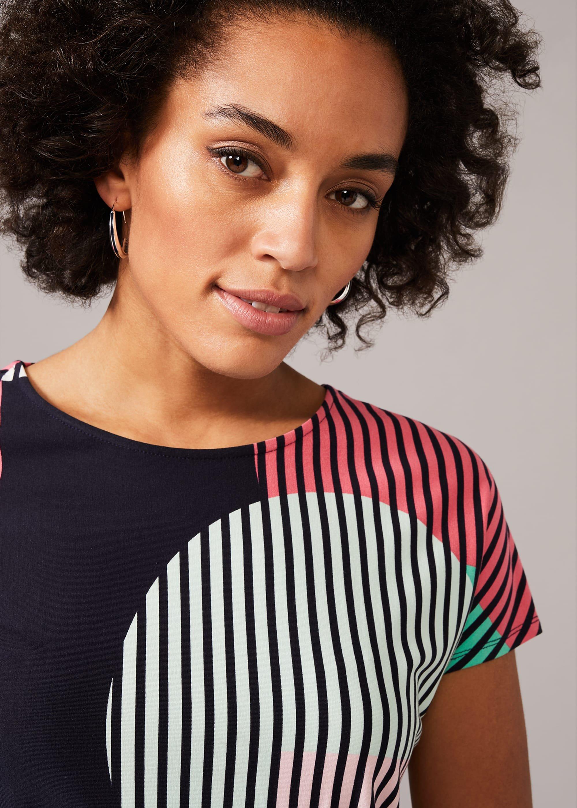 Safiya Stripe Spot Top