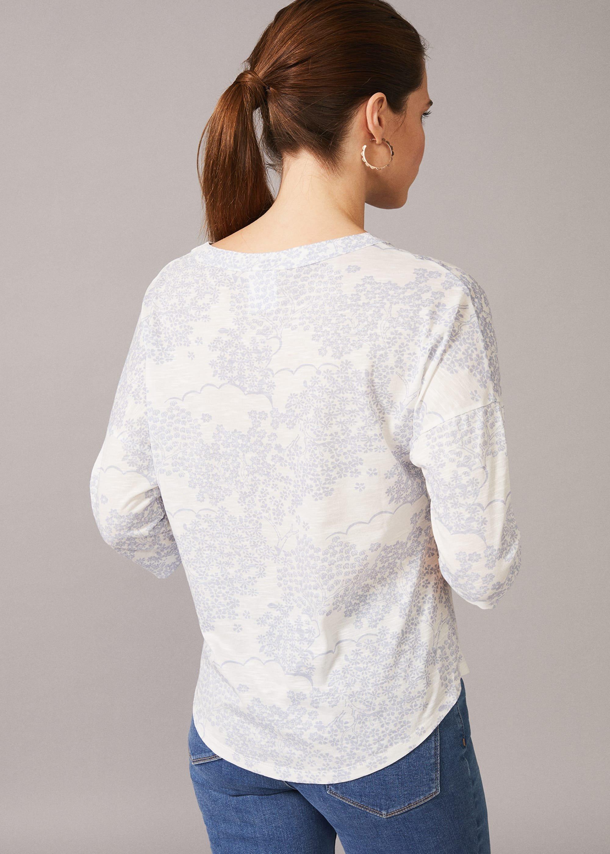 Belle Pagoda Print Top