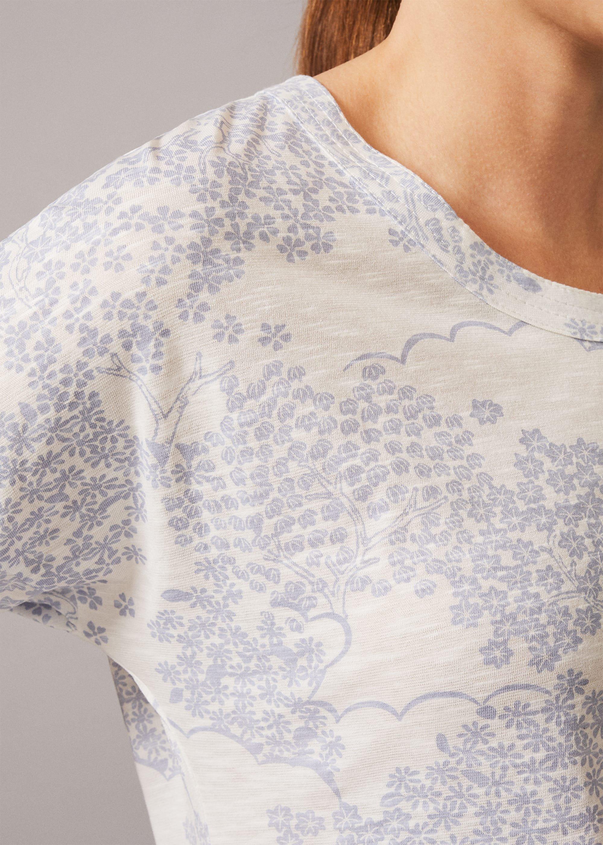 Belle Pagoda Print Top