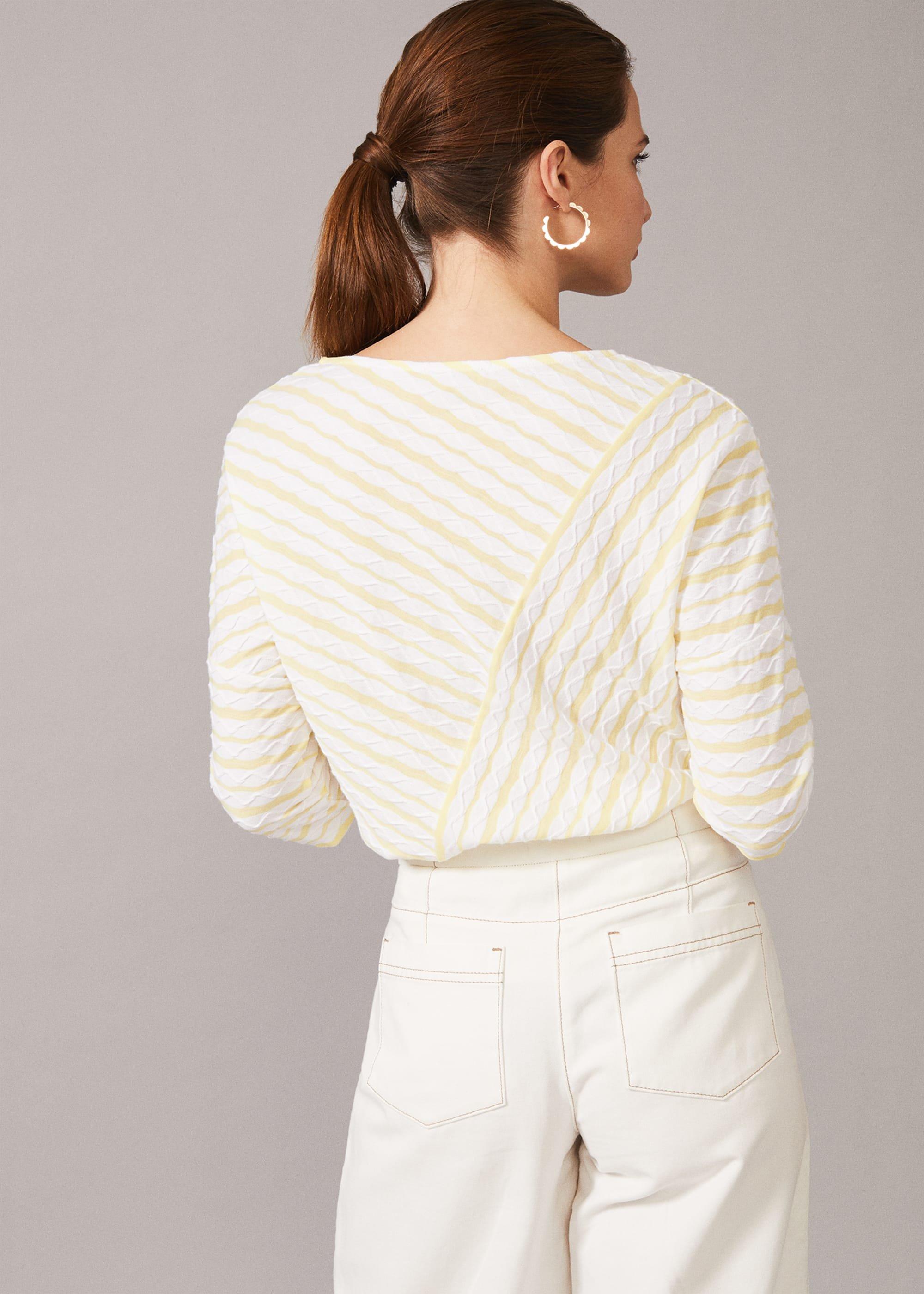 Tabby Stripe Textured Top
