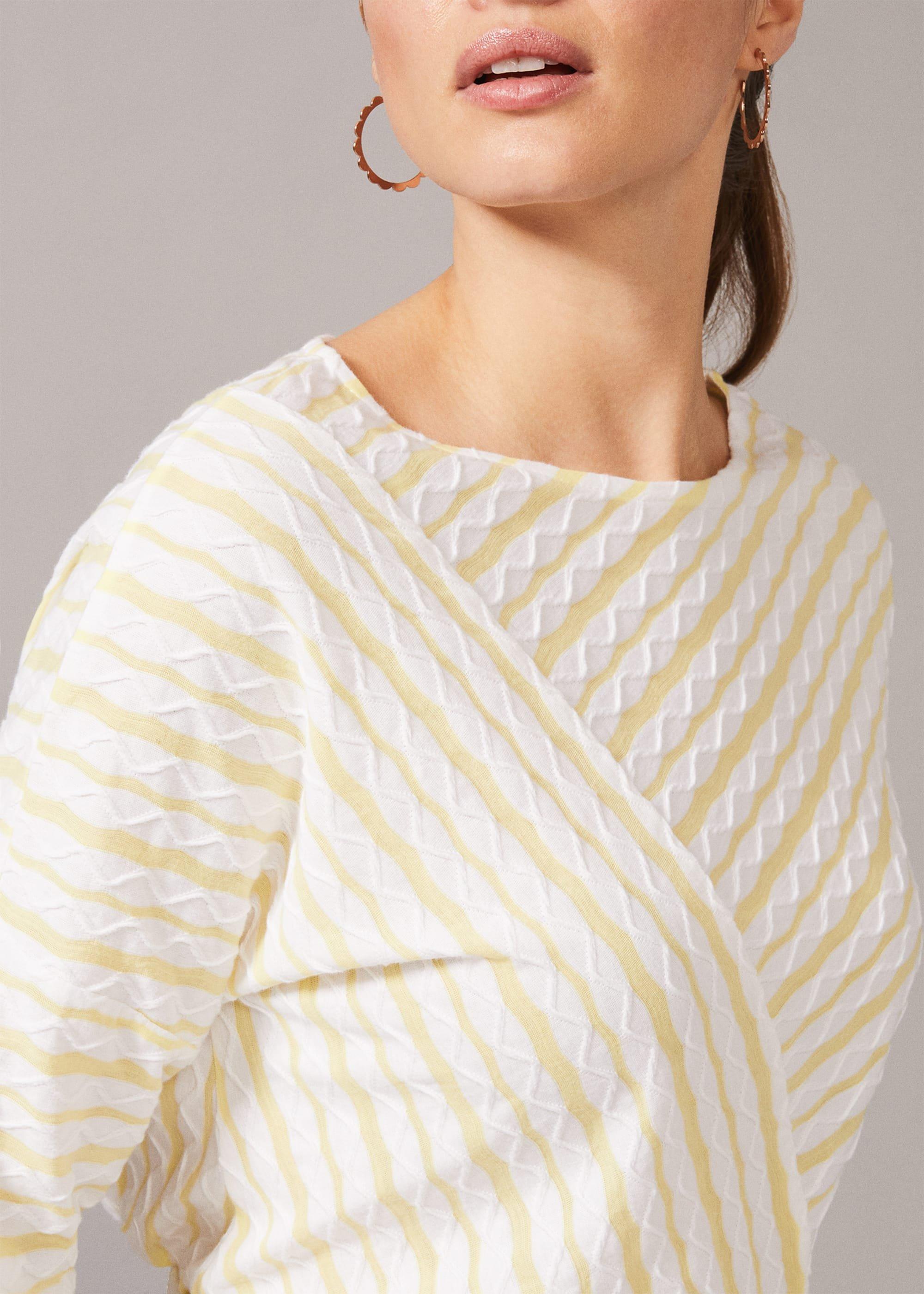 Tabby Stripe Textured Top
