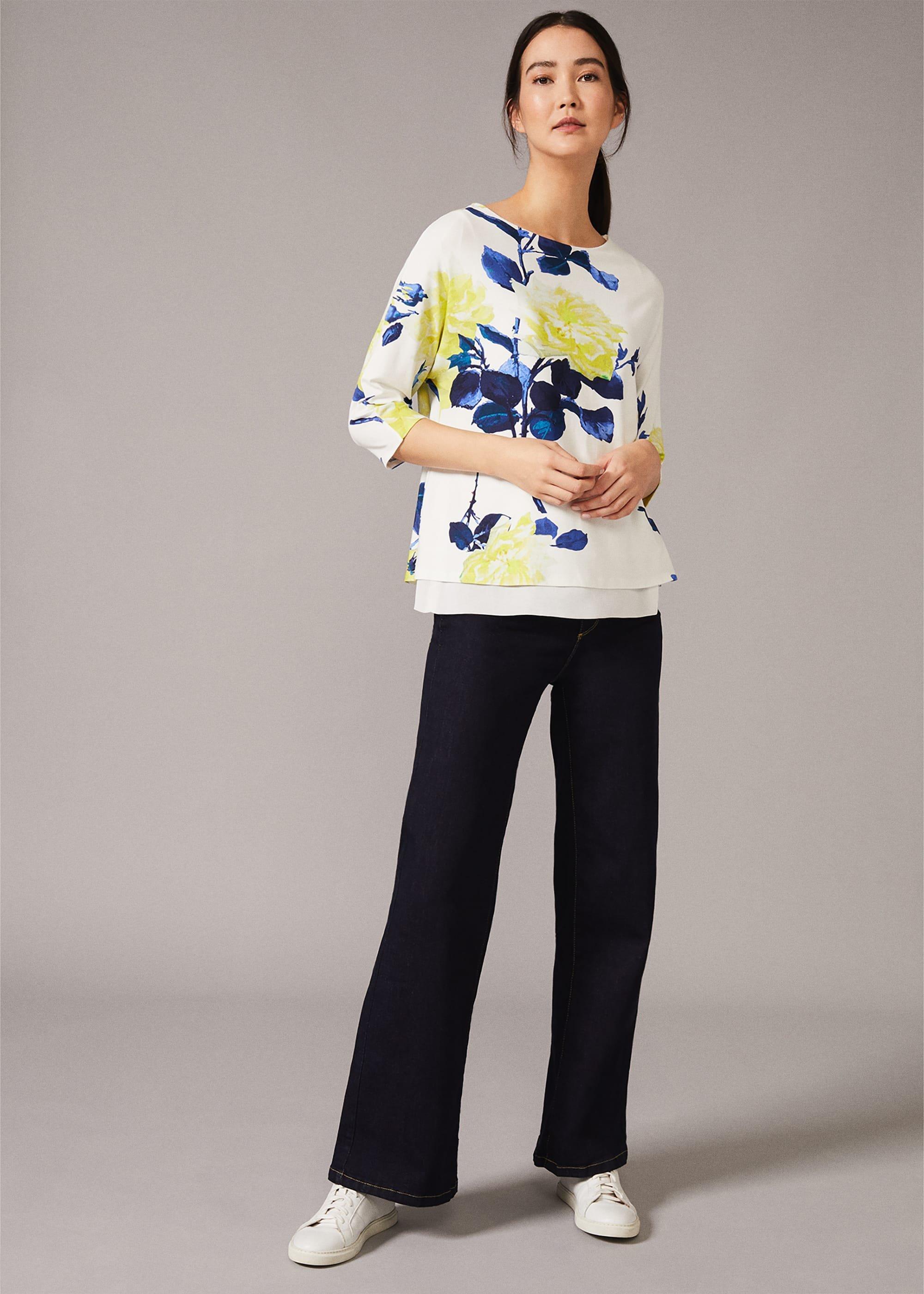 Mina Floral Double Layer Top