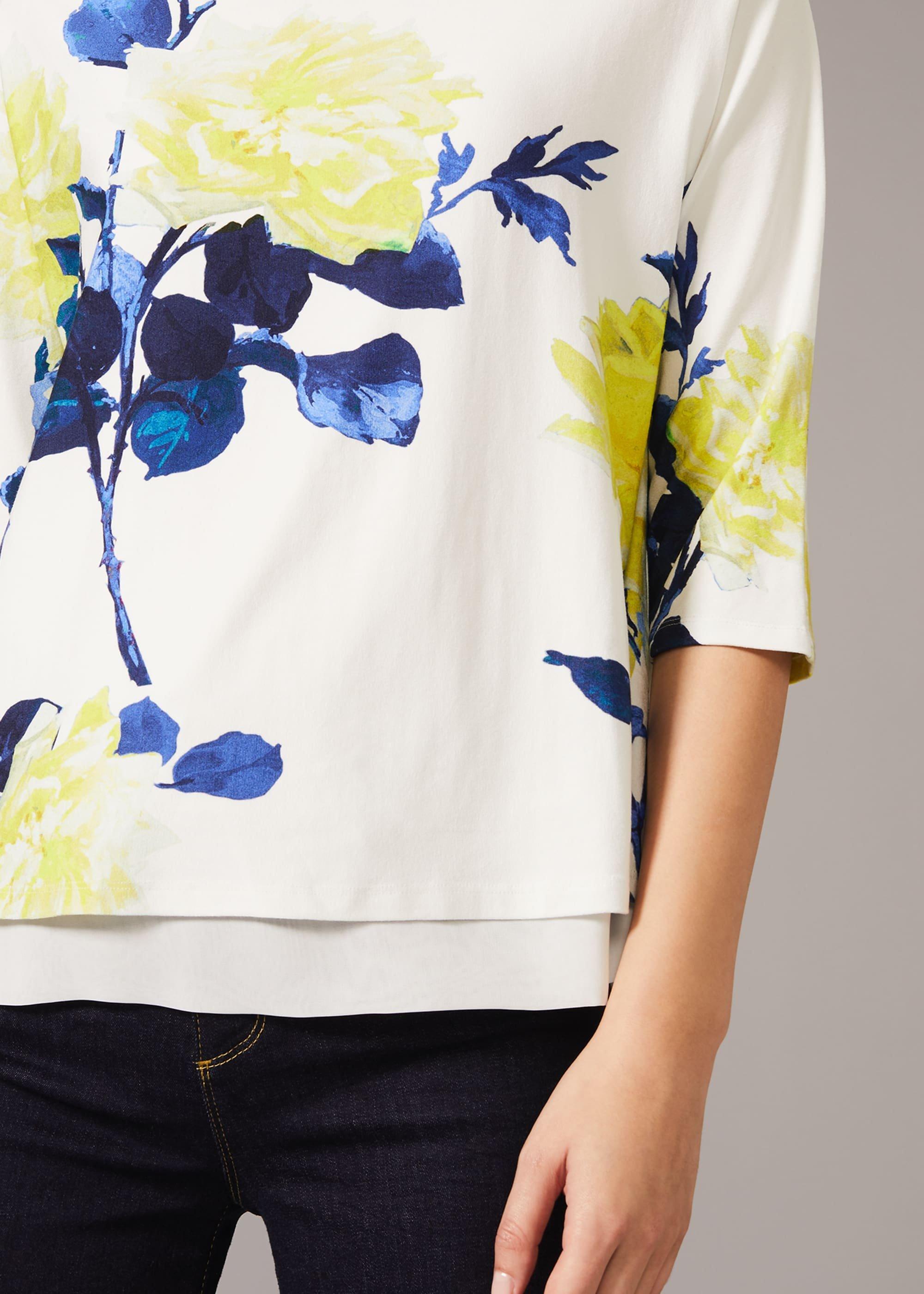 Mina Floral Double Layer Top