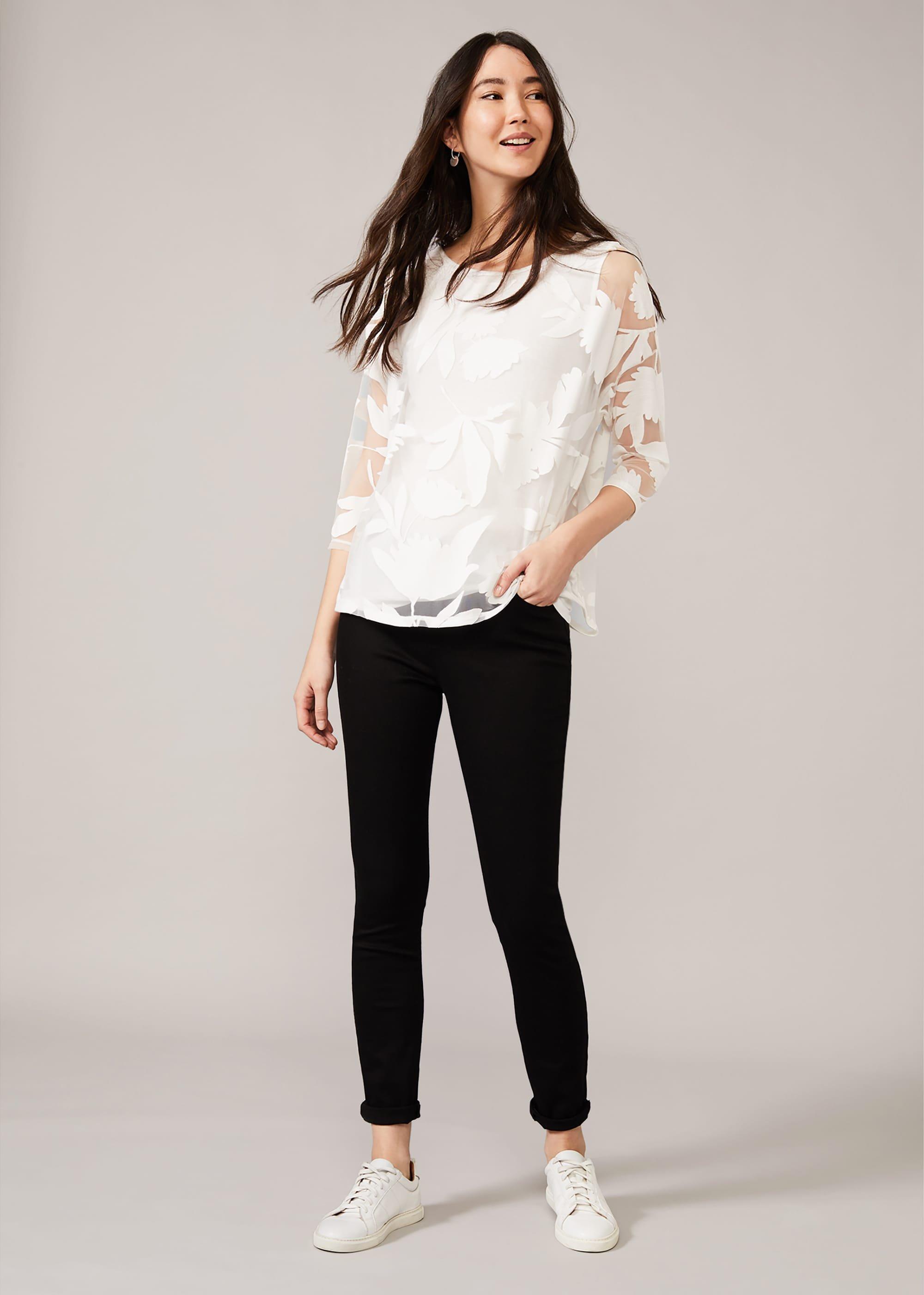 Cerys Floral Burnout Top