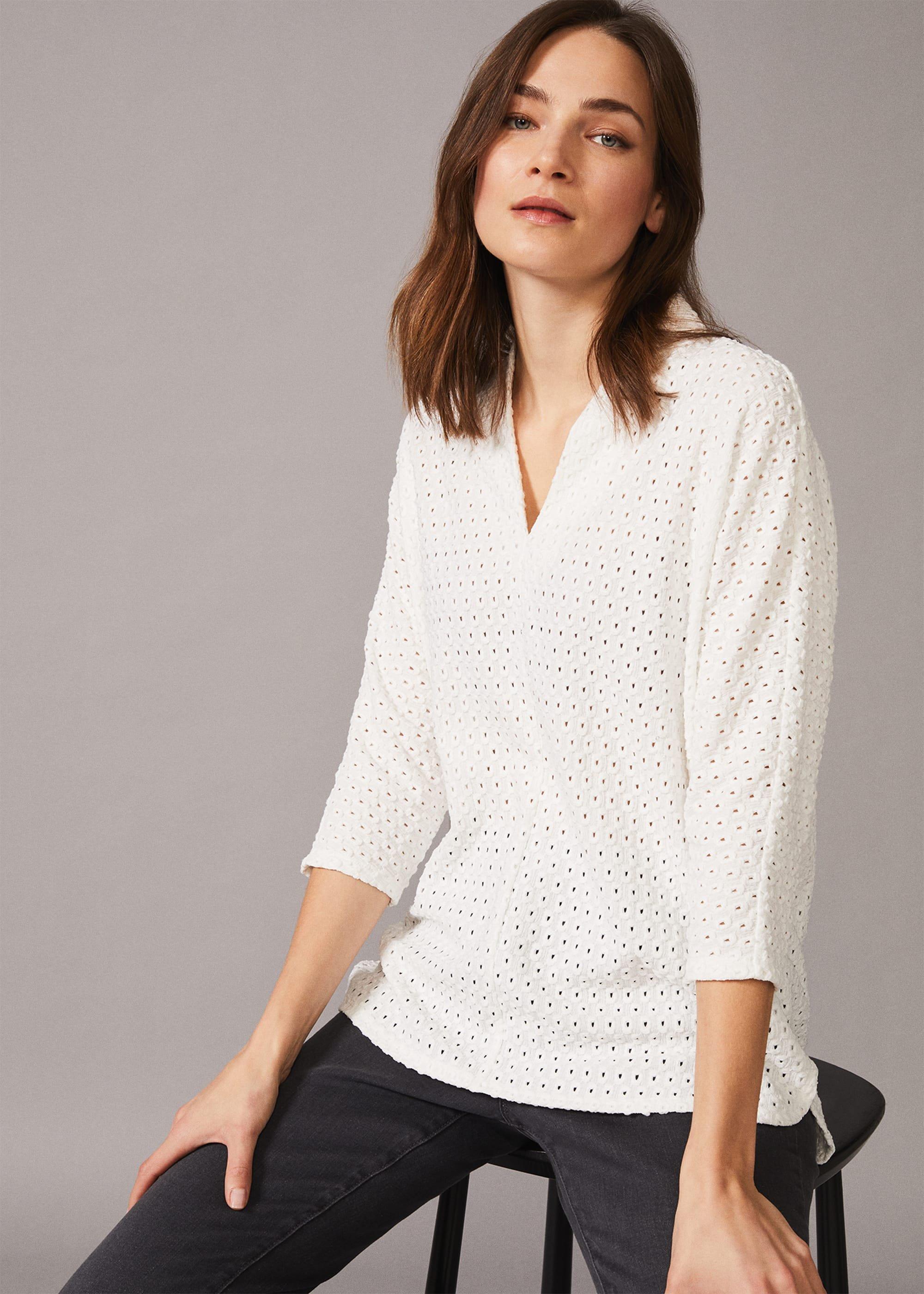 Vanessa Broderie Top
