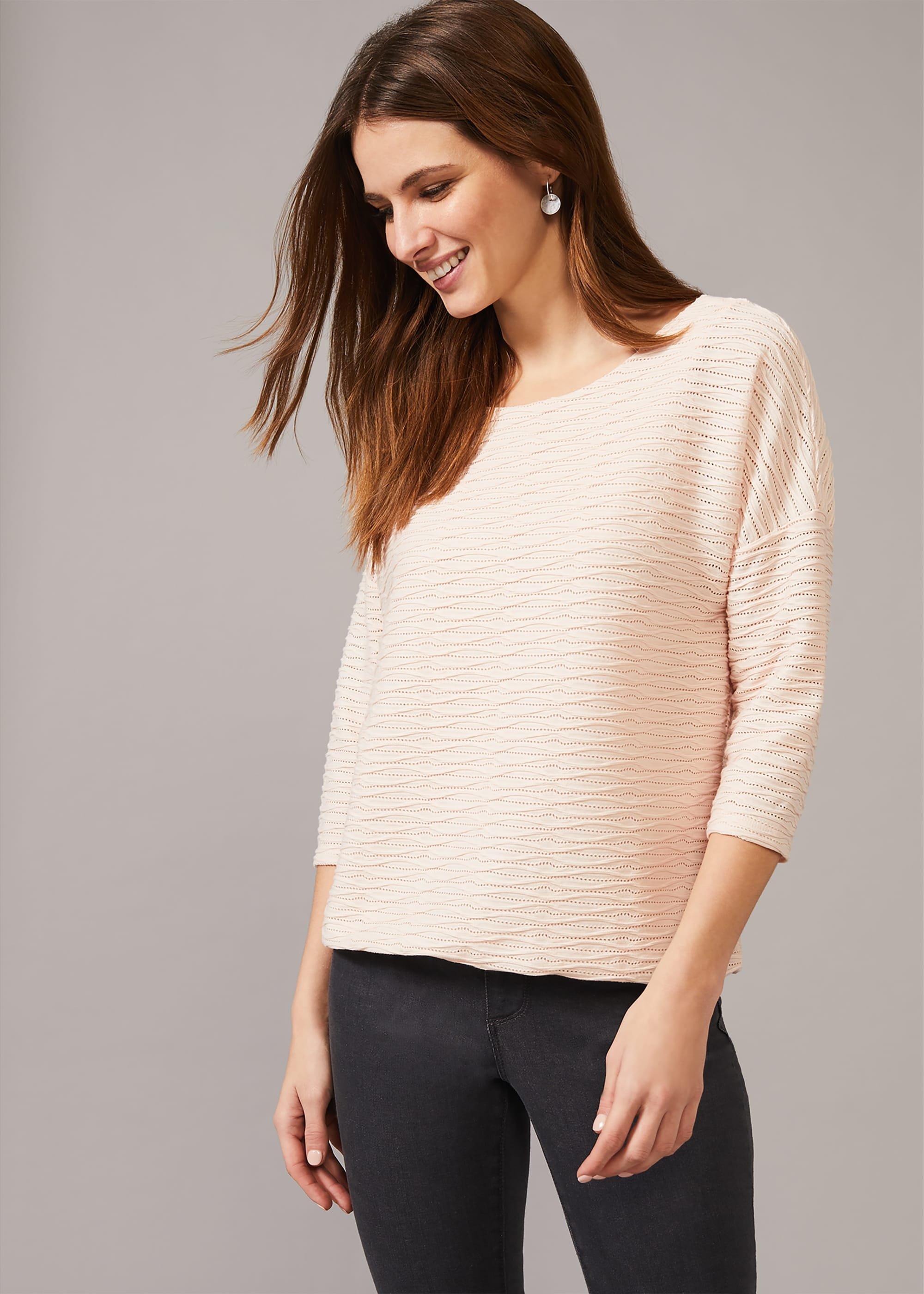 Elle Textured Bubble Hem Top