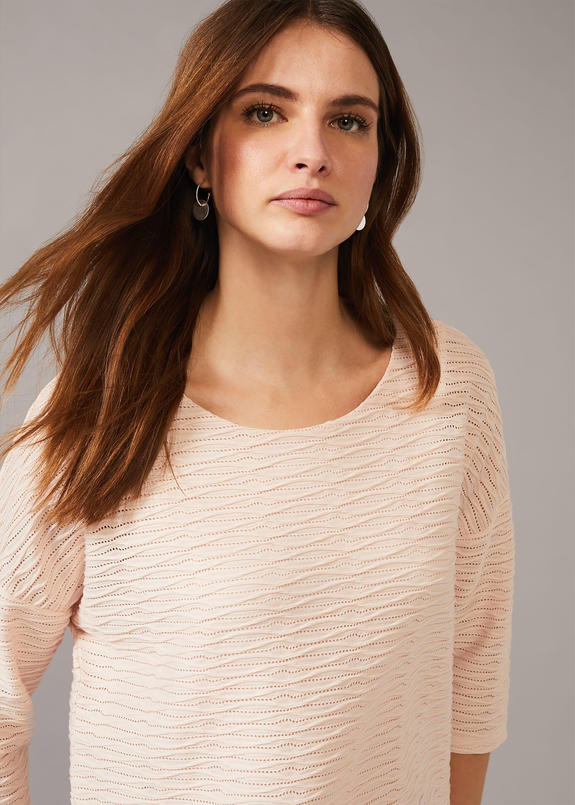 Elle Textured Bubble Hem Top