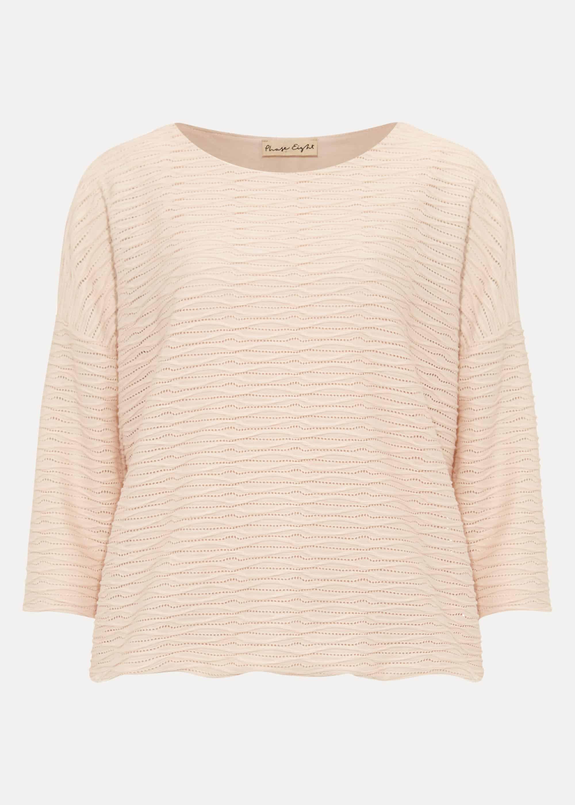 Elle Textured Bubble Hem Top