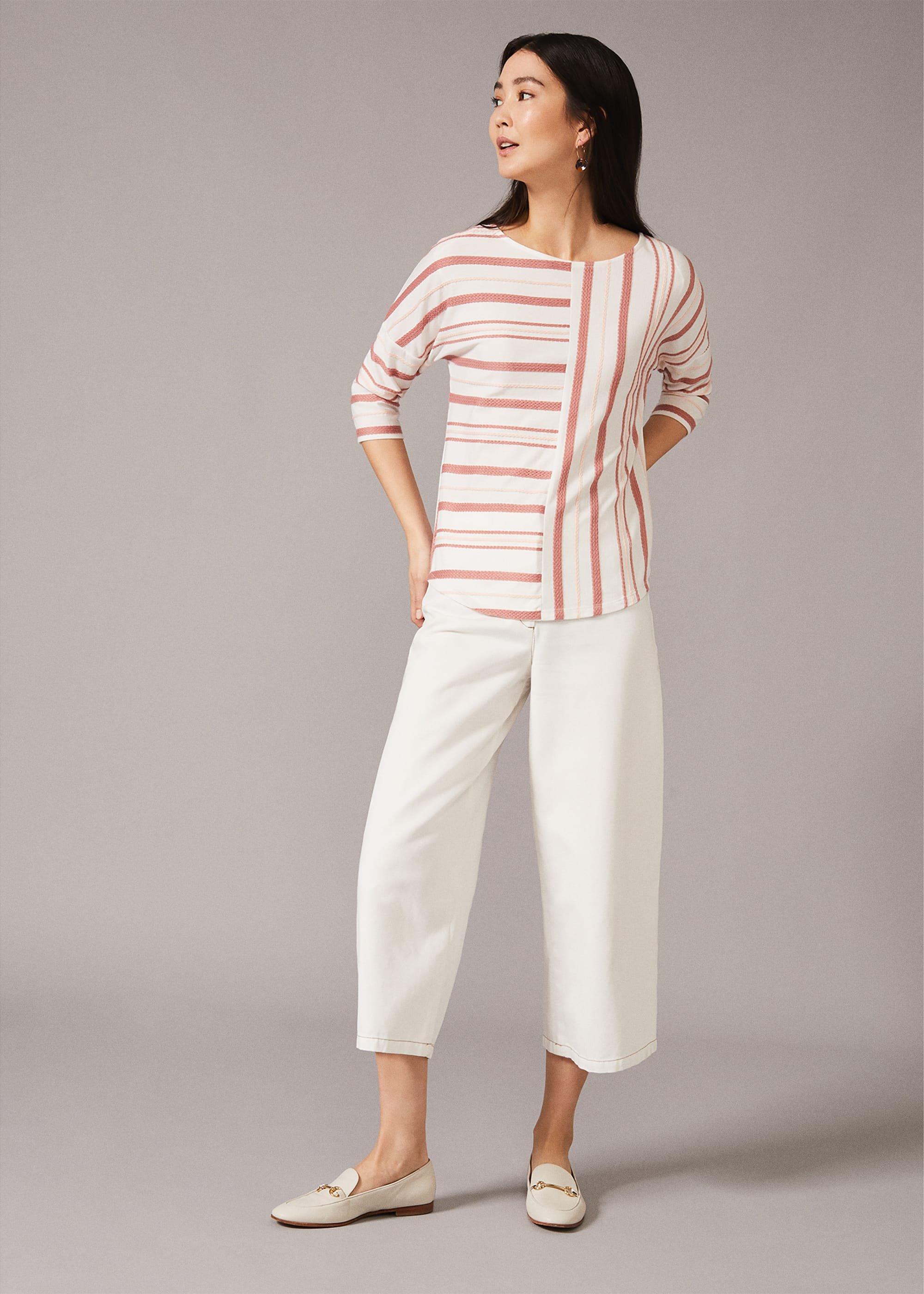 Elanna Textured Stripe Top