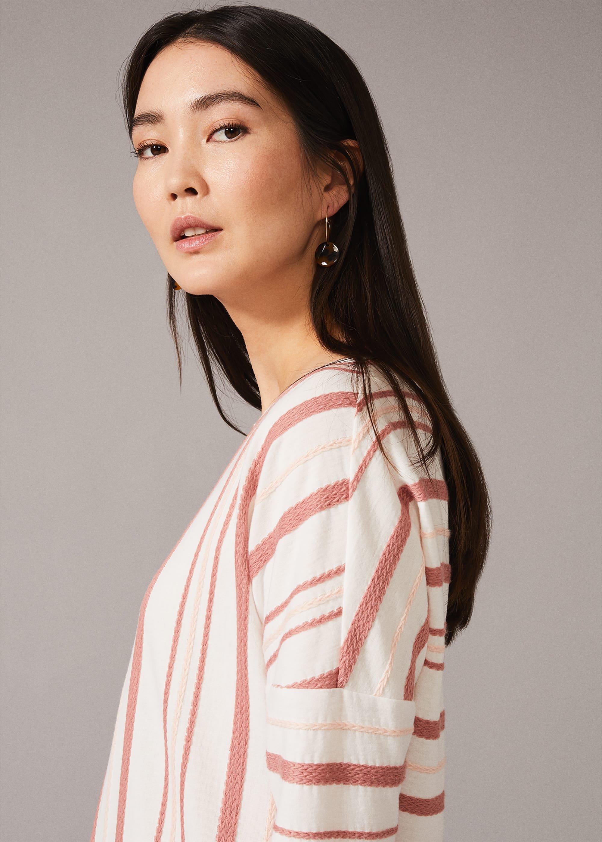 Elanna Textured Stripe Top
