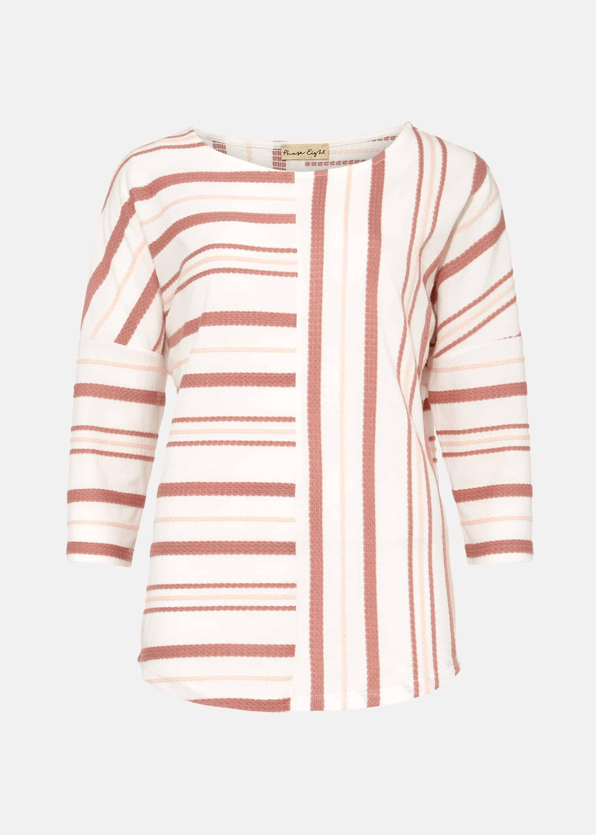 Elanna Textured Stripe Top