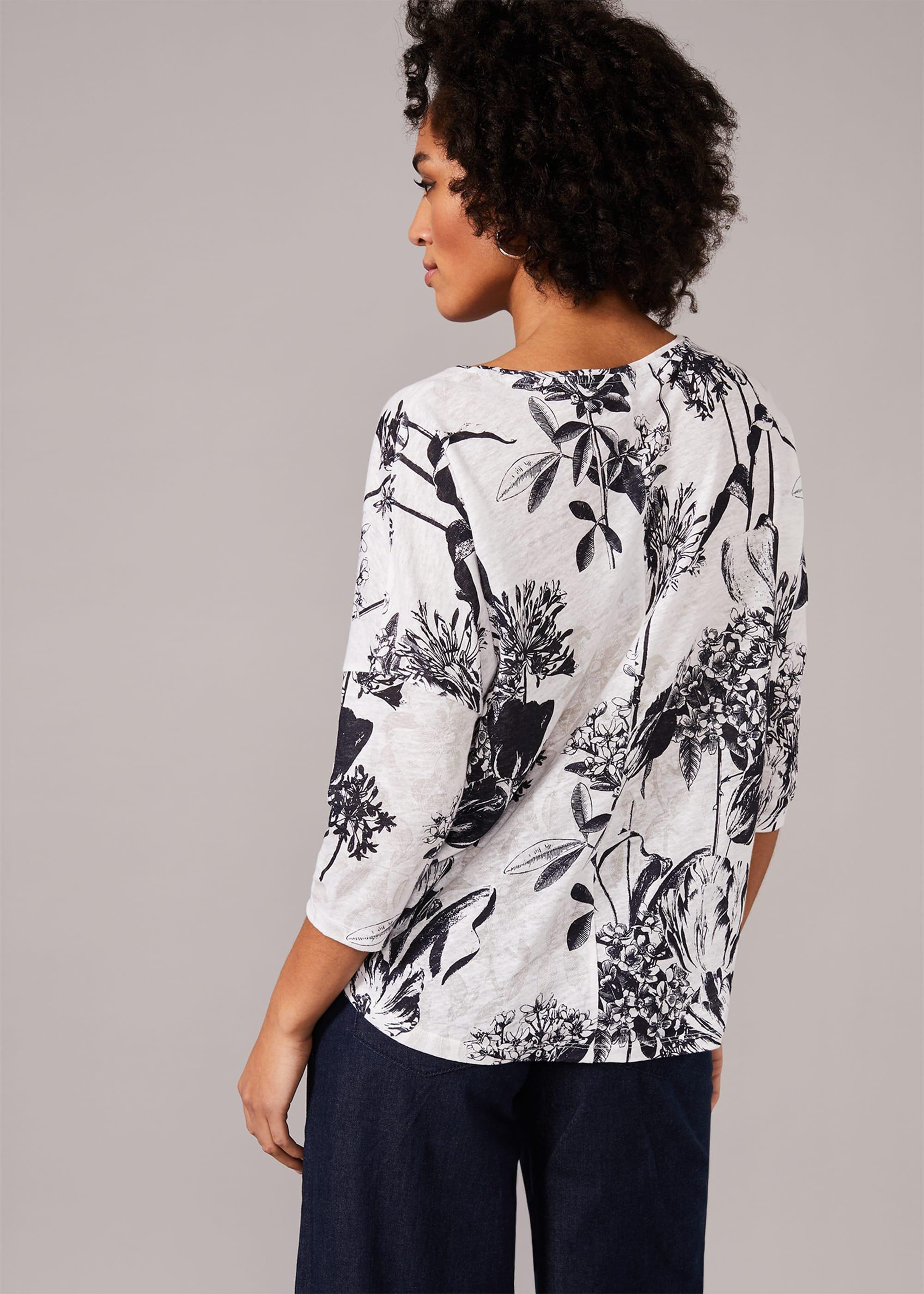 Catrina Floral Linen Top